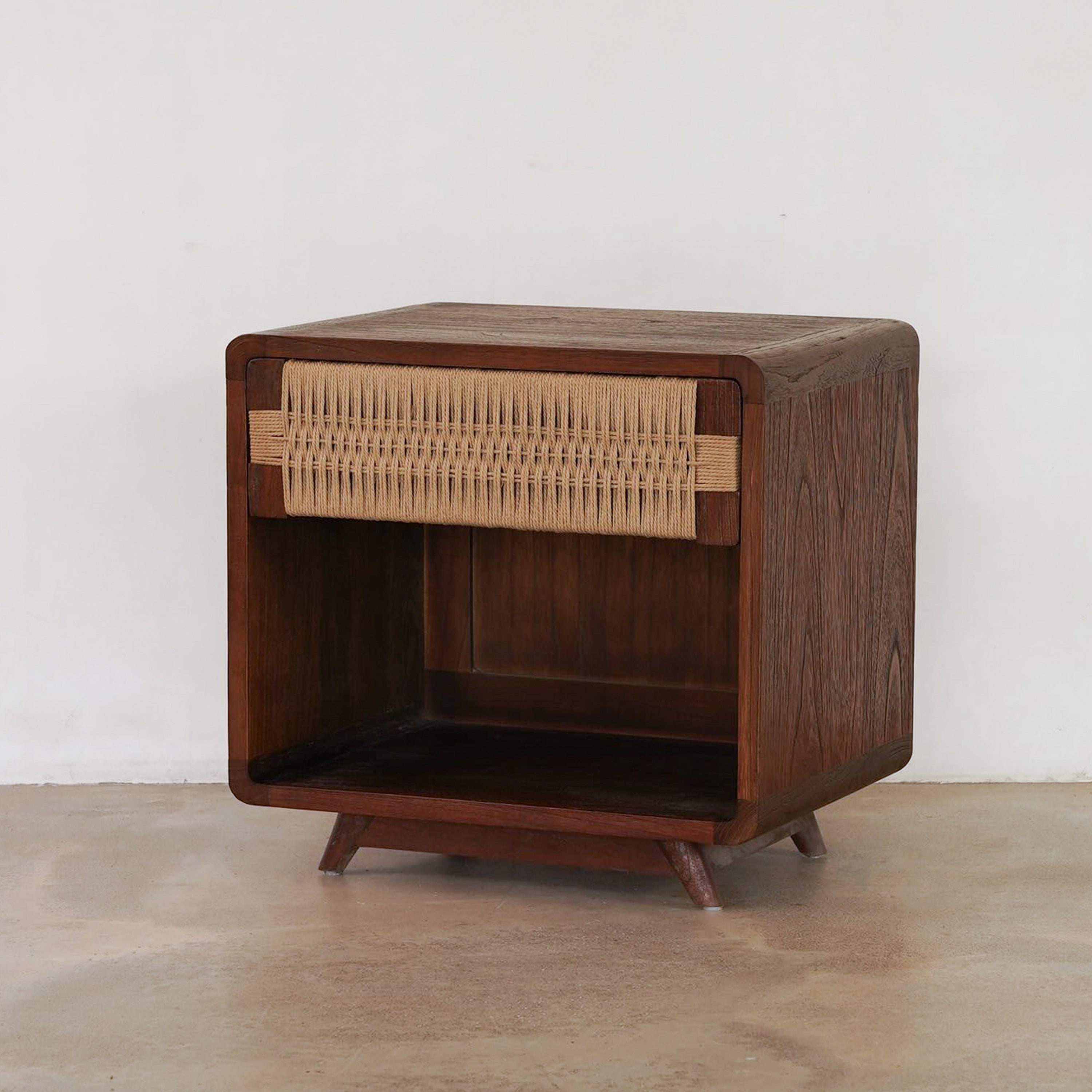 Holly Bedside - Rustic Walnut