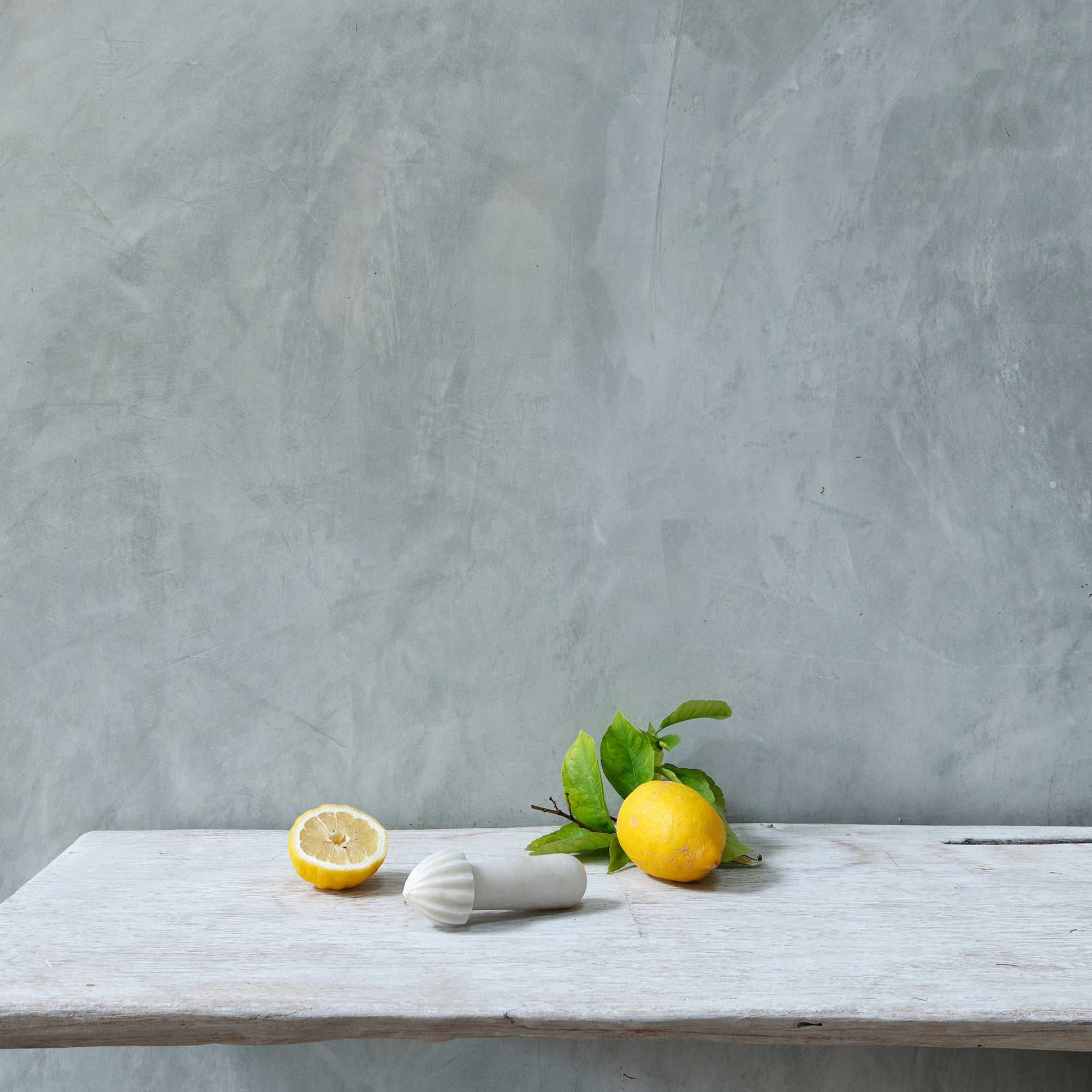 Ribbed Marble Citrus Juicer