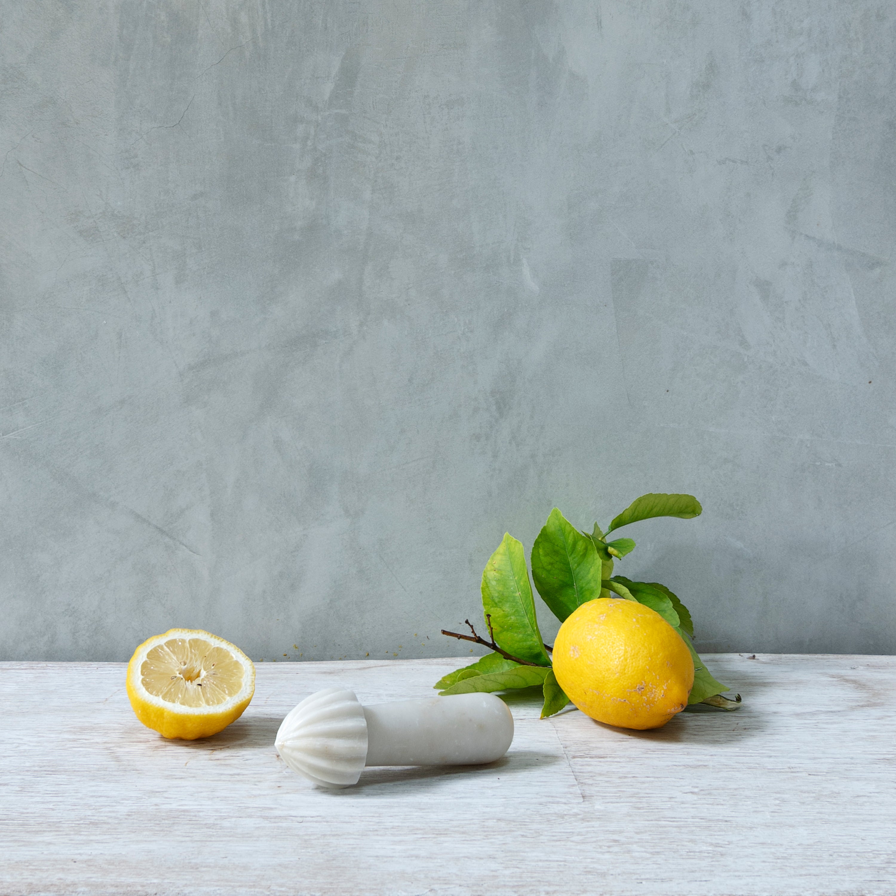 Ribbed Marble Citrus Juicer