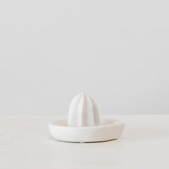 Ribbed Marble Citrus Juicer