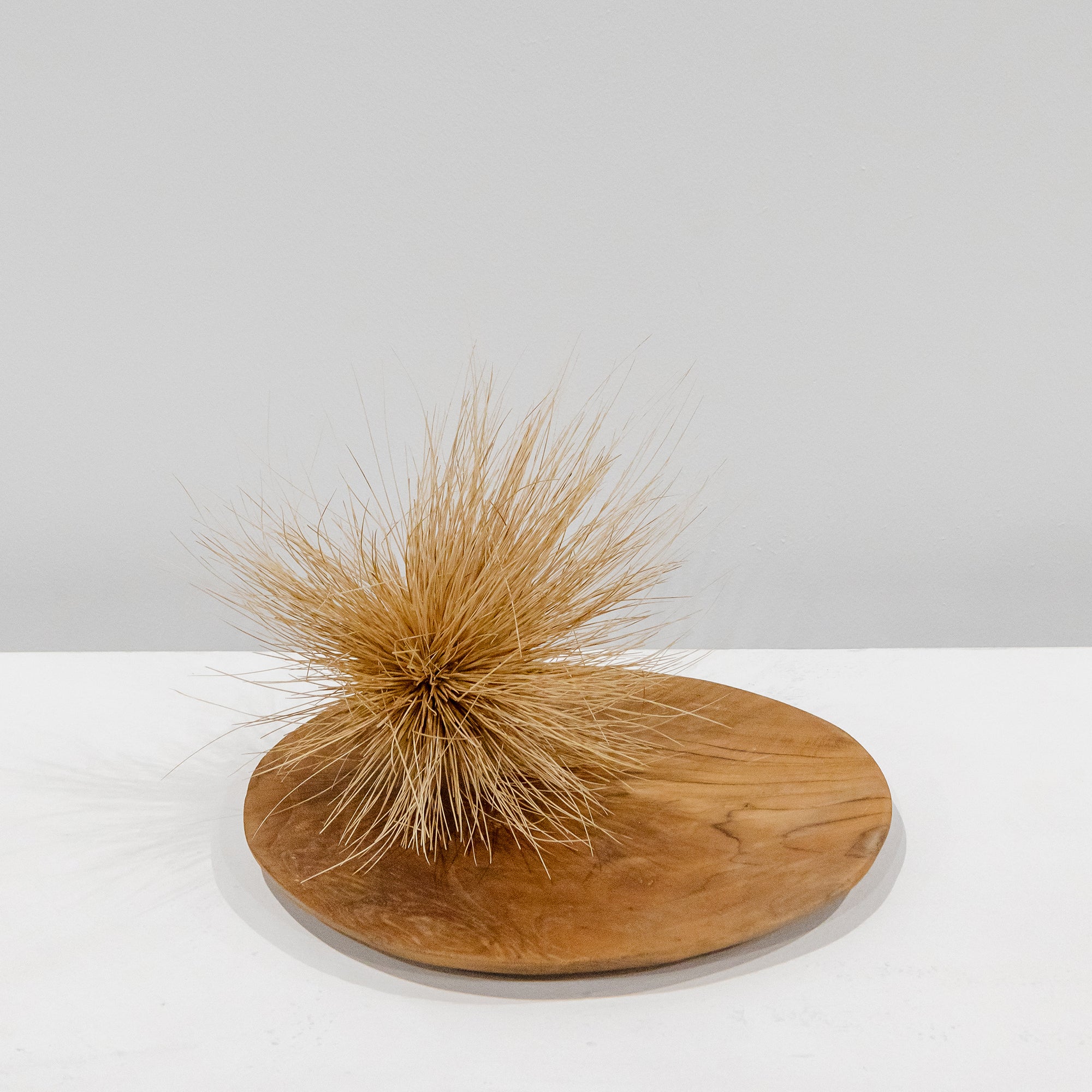 Round Teak Plate