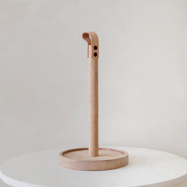 Wooden Paper Towel Holder — Natural - Empire Home