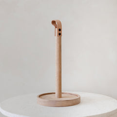 Wooden Paper Towel Holder - Natural