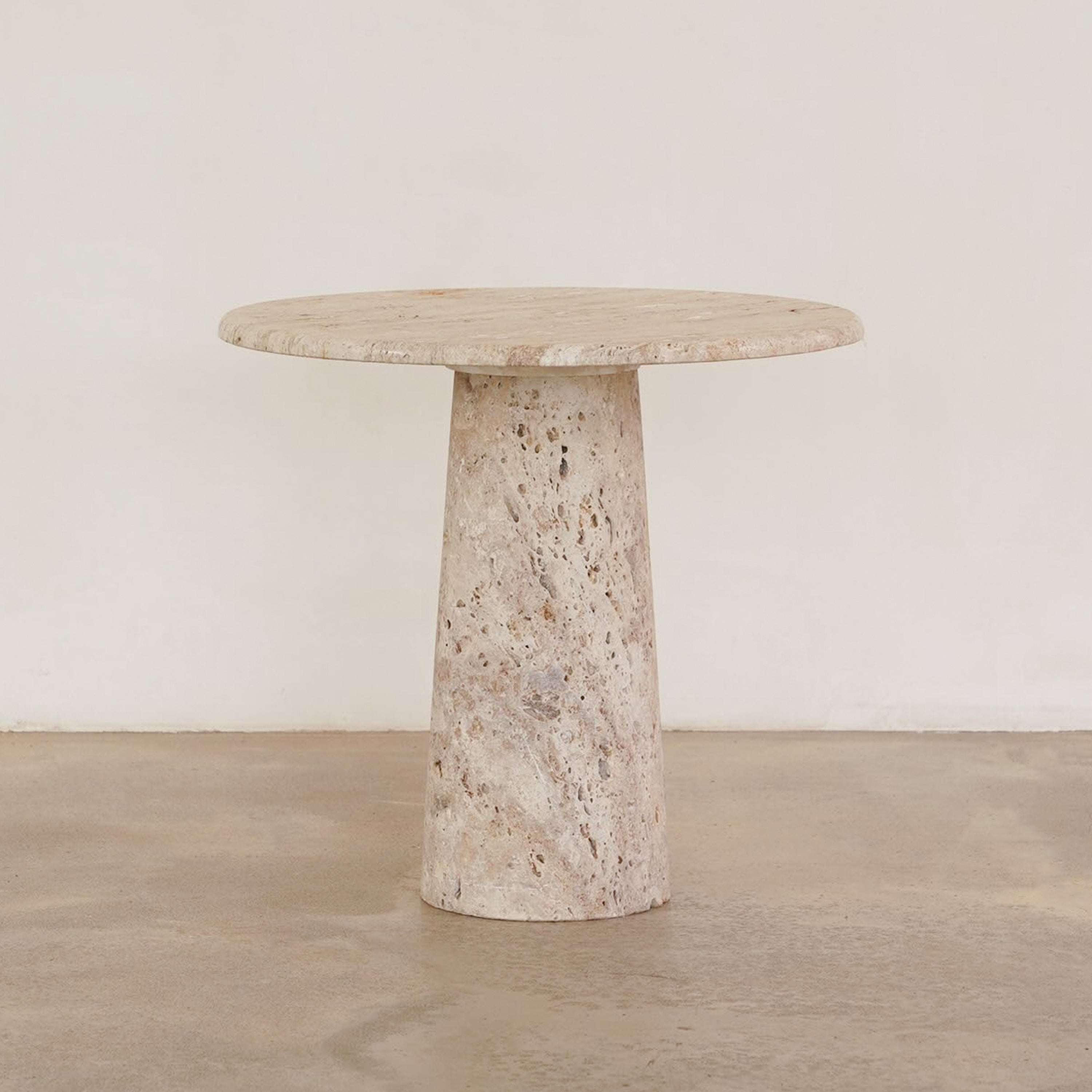 Kloss Side Table - Travertine