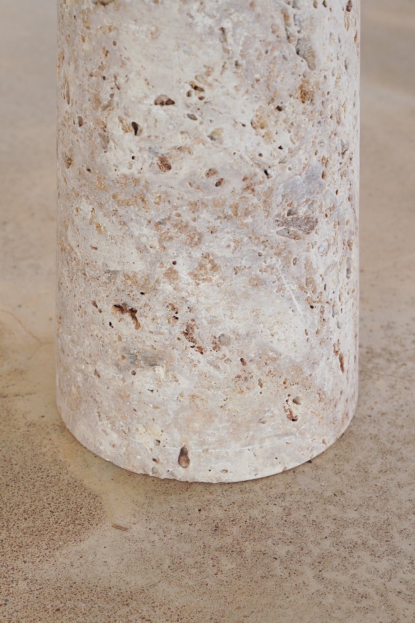 Kloss Side Table - Travertine