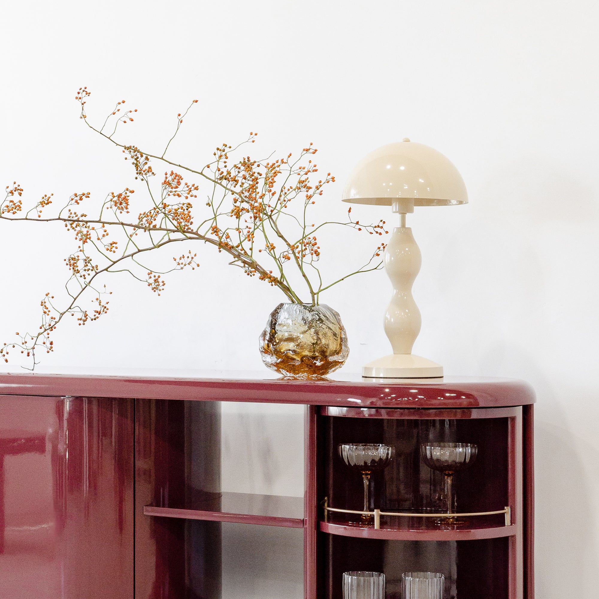 Luc Table Lamp - Ivory