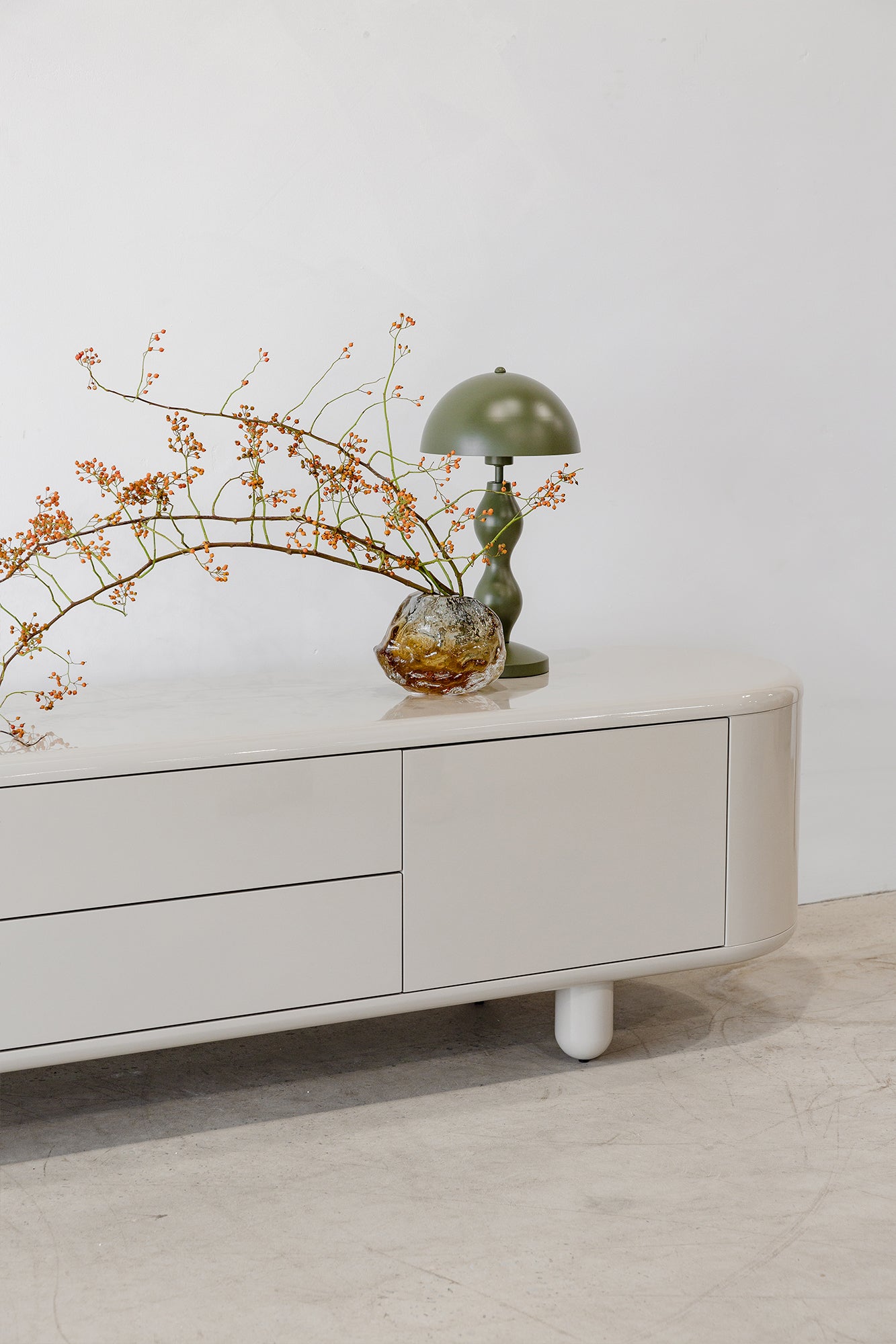 Luc Table Lamp - Olive