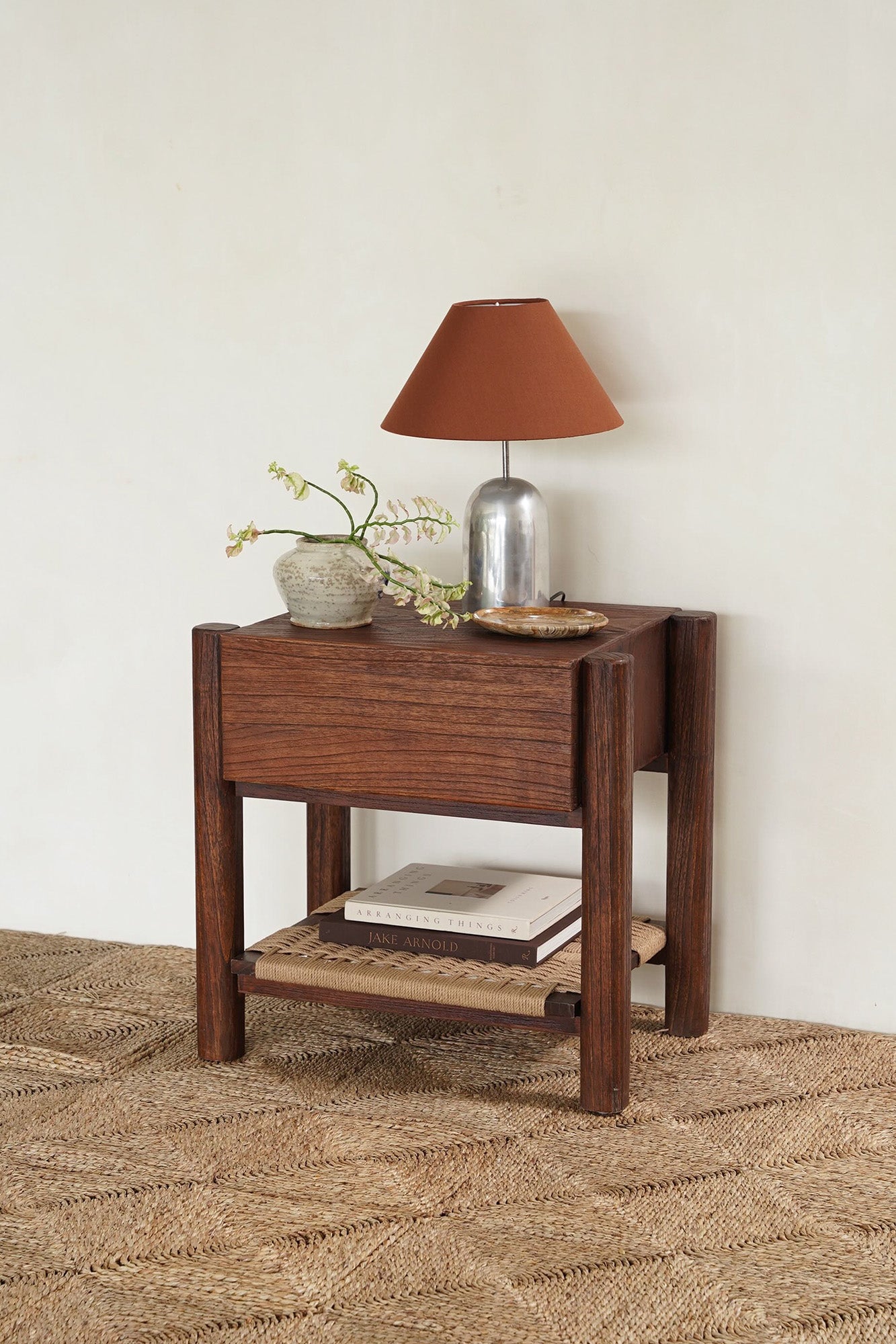 Lou Lou Bedside - Rustic Walnut
