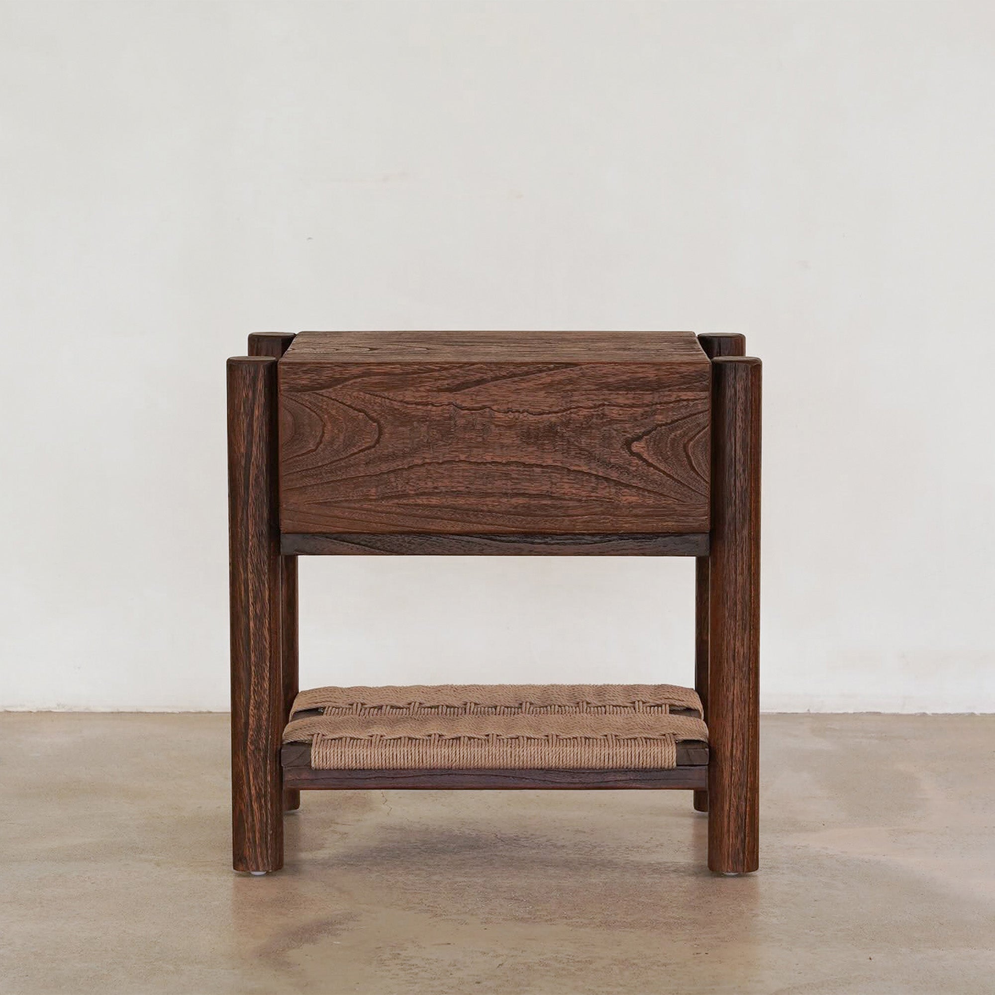 Lou Lou Bedside - Rustic Walnut