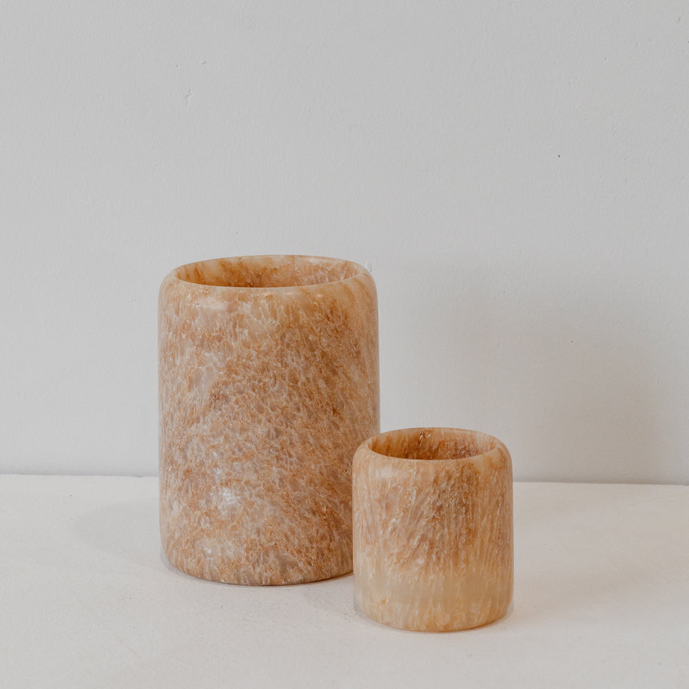 Onyx Cylinder Candle Holder