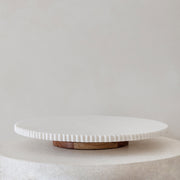 Marble Lazy Susan - White