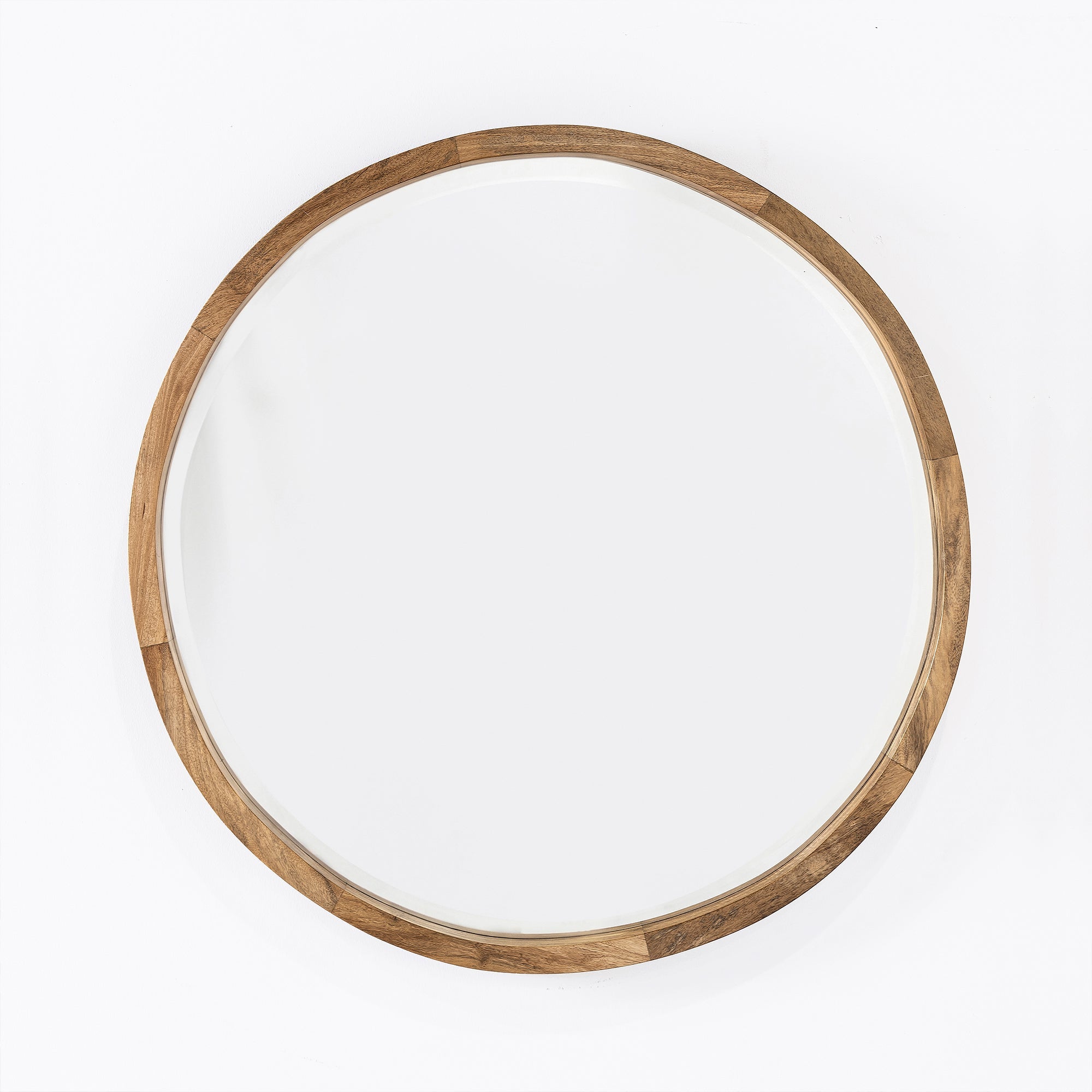 Retreat Round Mirror - Natural Sealed