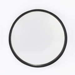 Retreat Round Mirror - Black