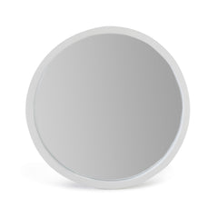 Retreat Round Mirror - White