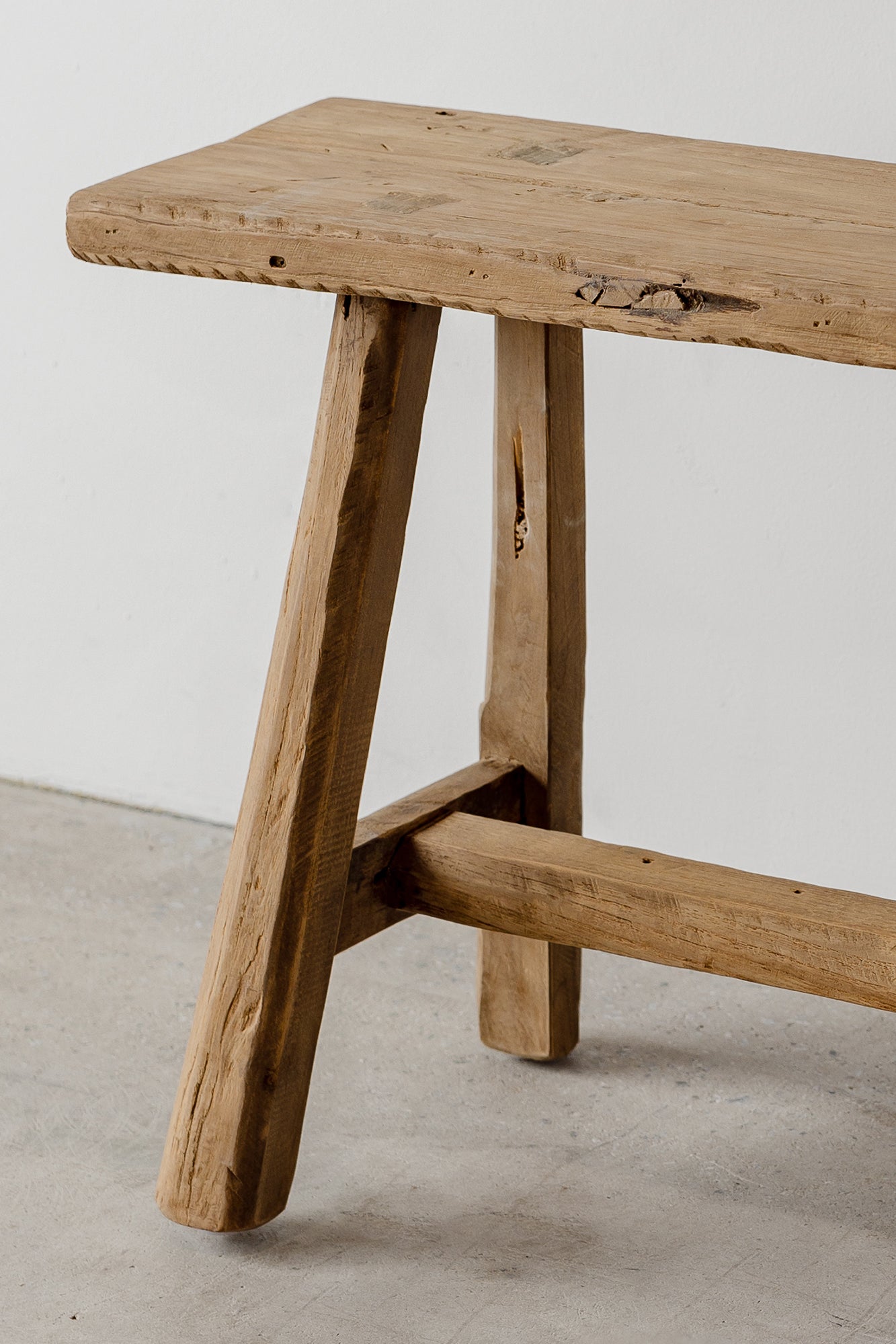 Organic Teak Bench - with Bar