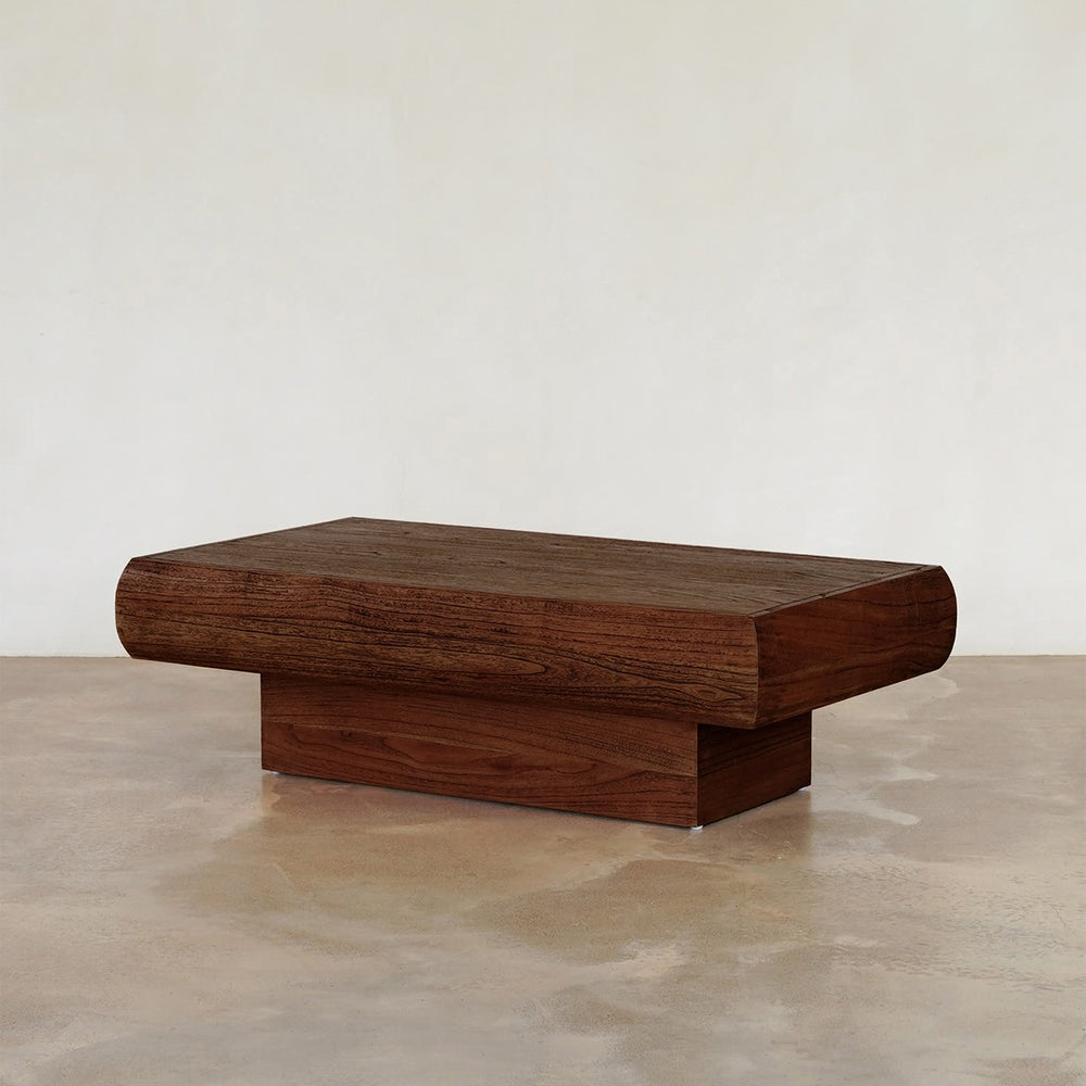 Pierce Rectangular Coffee Table - Rustic Walnut