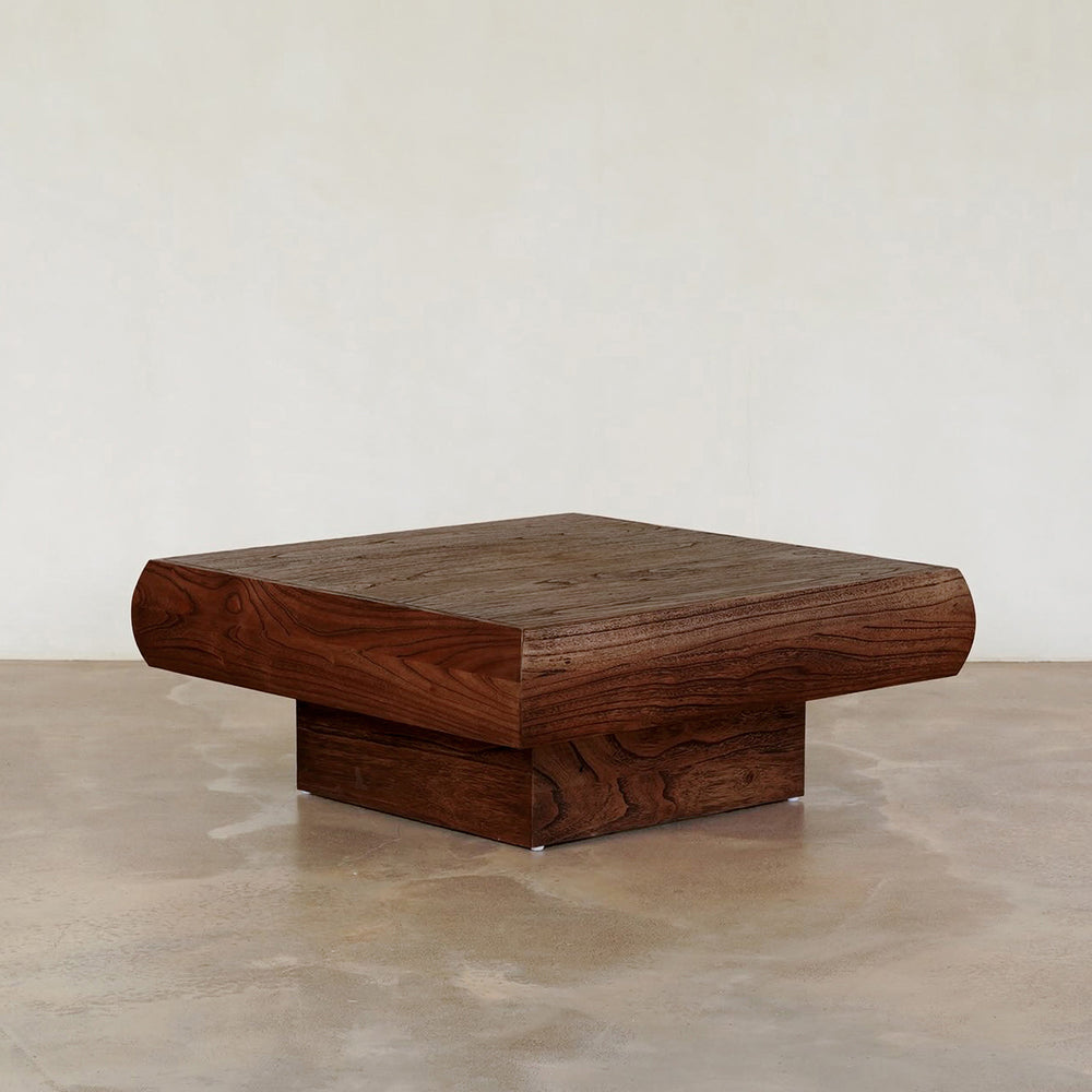 Pierce Square Coffee Table - Rustic Walnut