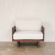 Platform Armchair - Rustic Walnut