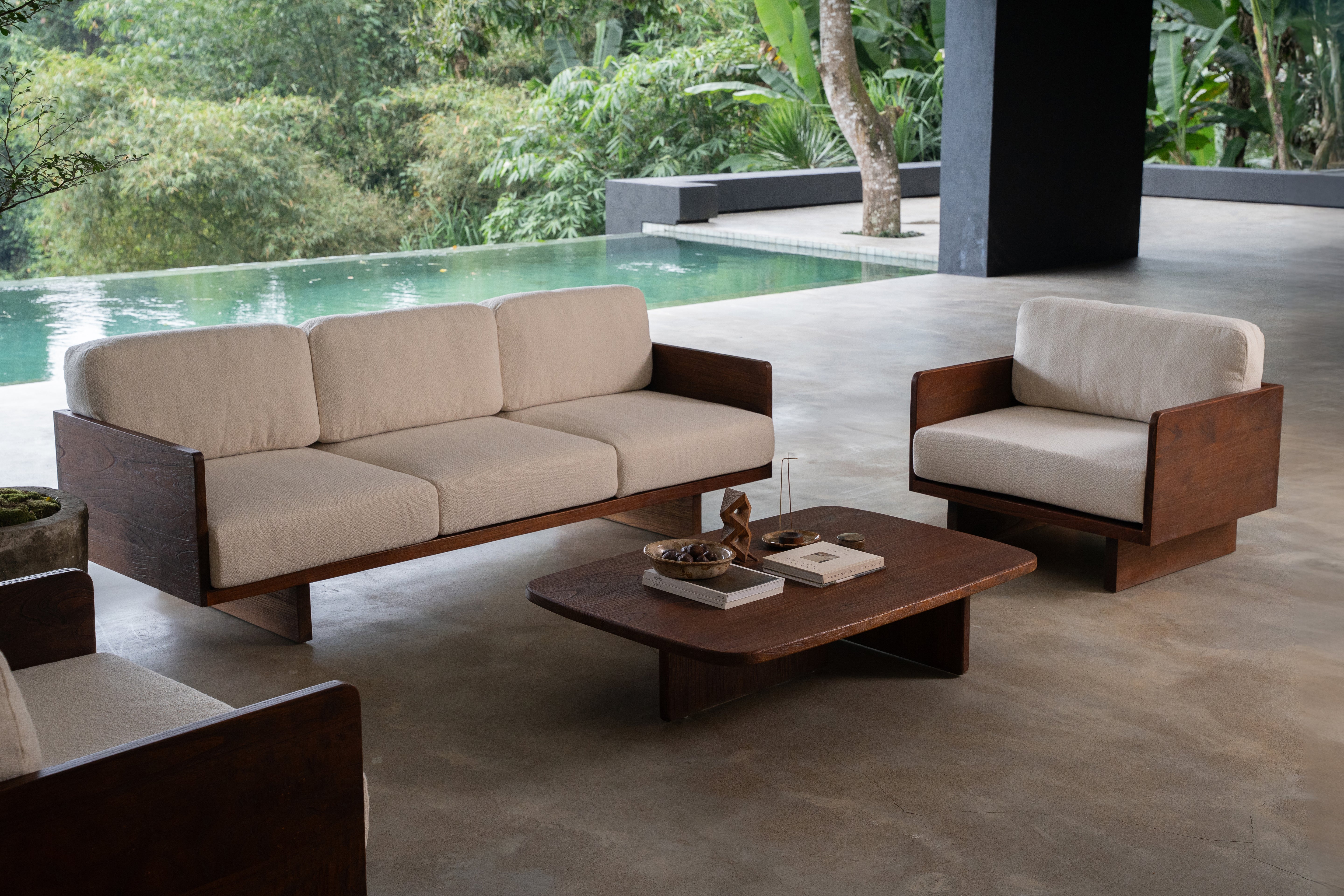 Enzo Coffee Table - Rustic Walnut