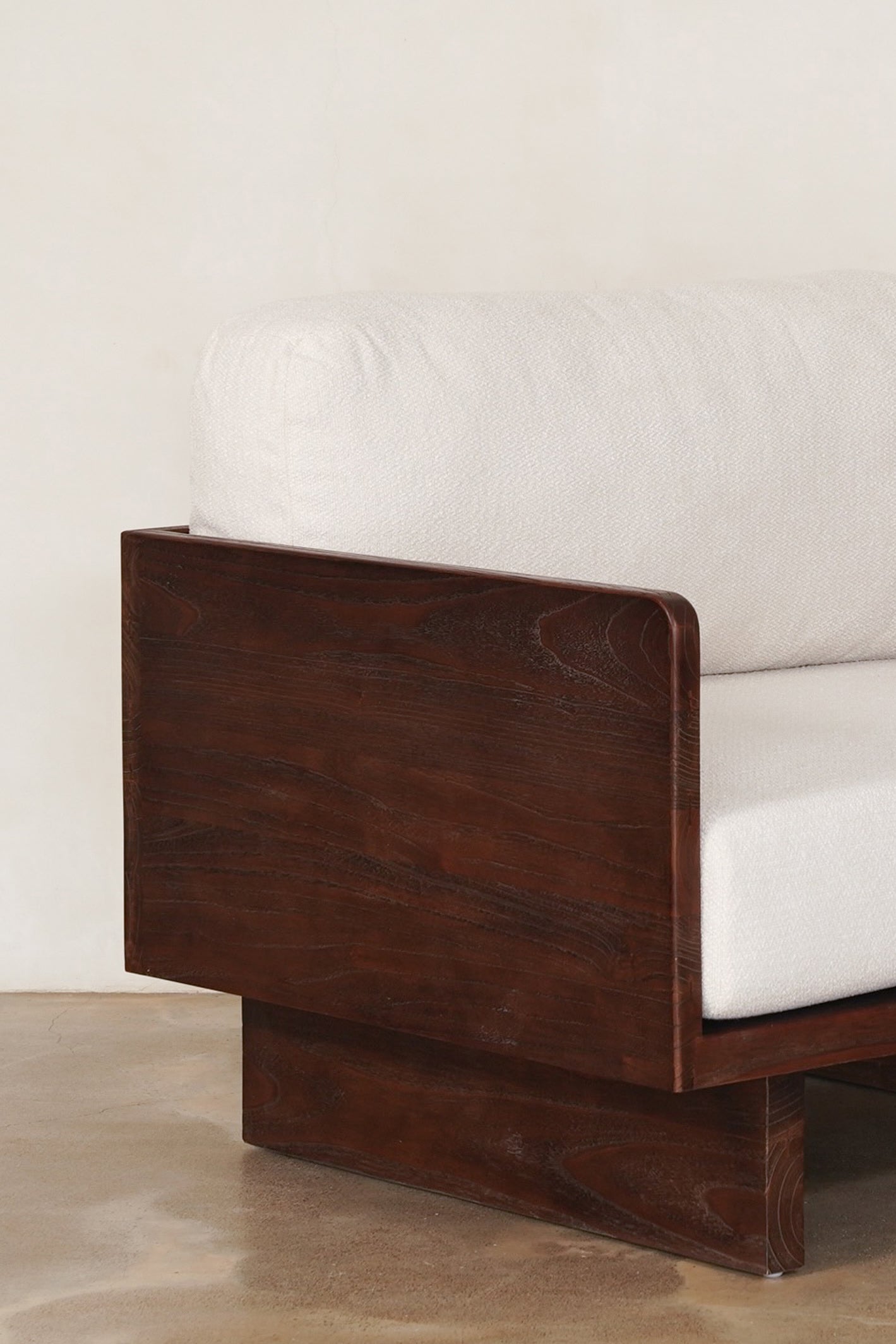 Platform Sofa - Rustic Walnut