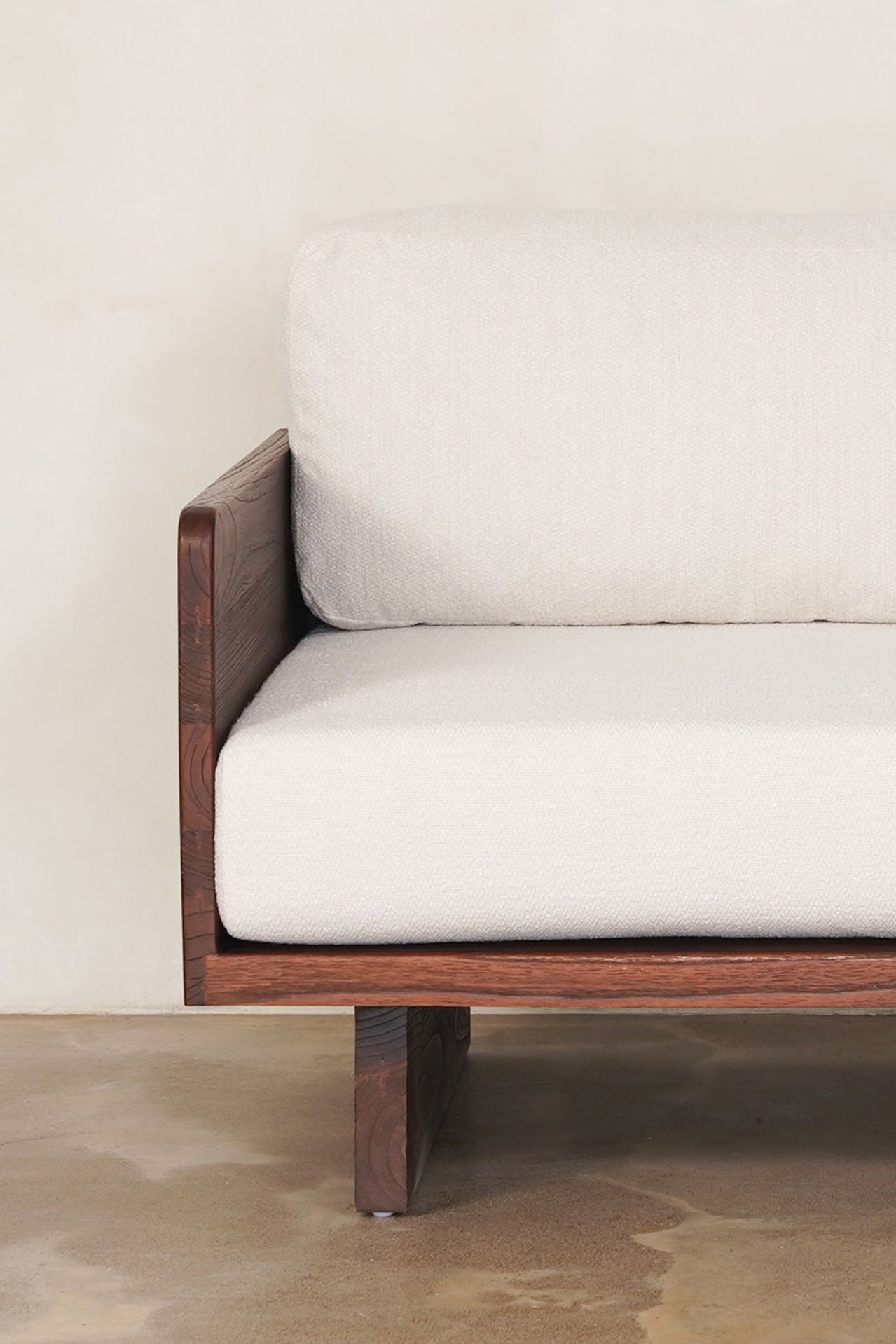 Platform Sofa - Rustic Walnut