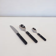 Trattoria Cutlery - Black/Stainless Steel
