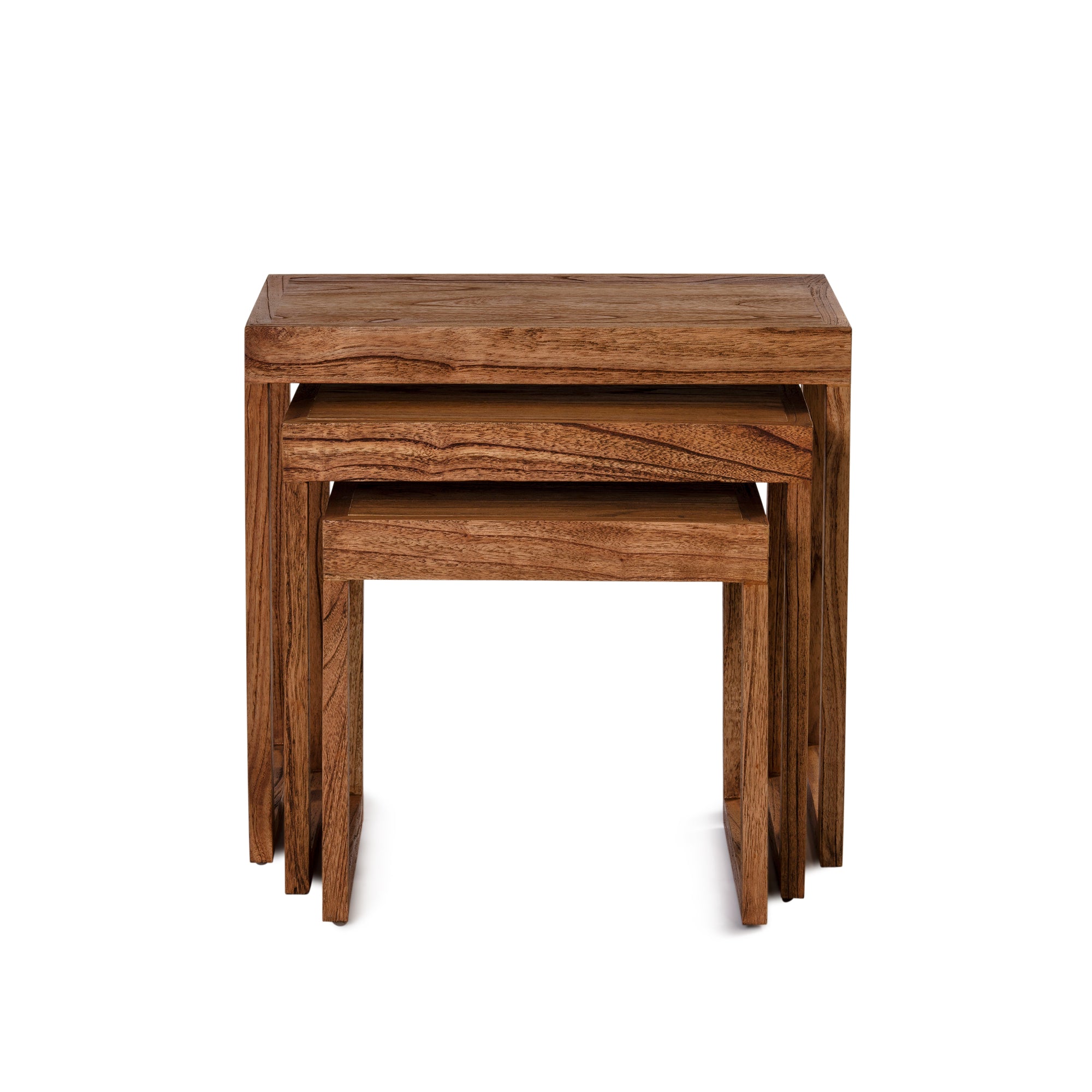 Cortina Nest Table - Antique Mindi