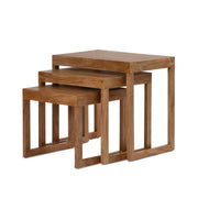 Cortina Nest Table - Natural Sealed