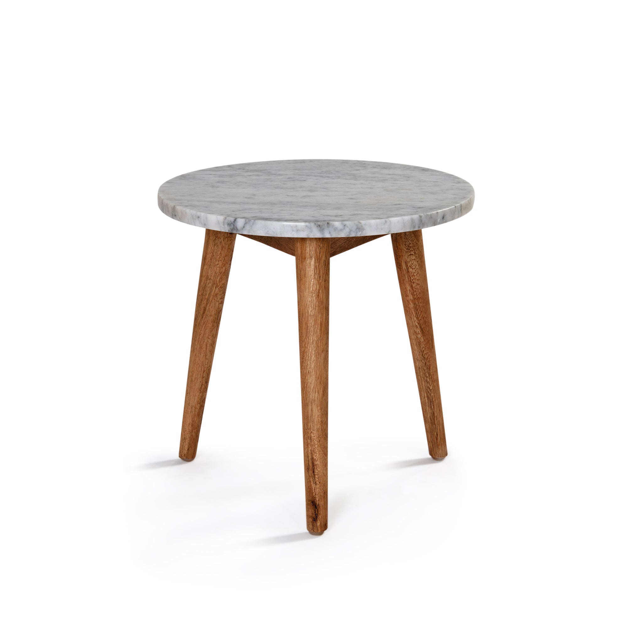 Destiny Side Table - Rustic Matte/Marble