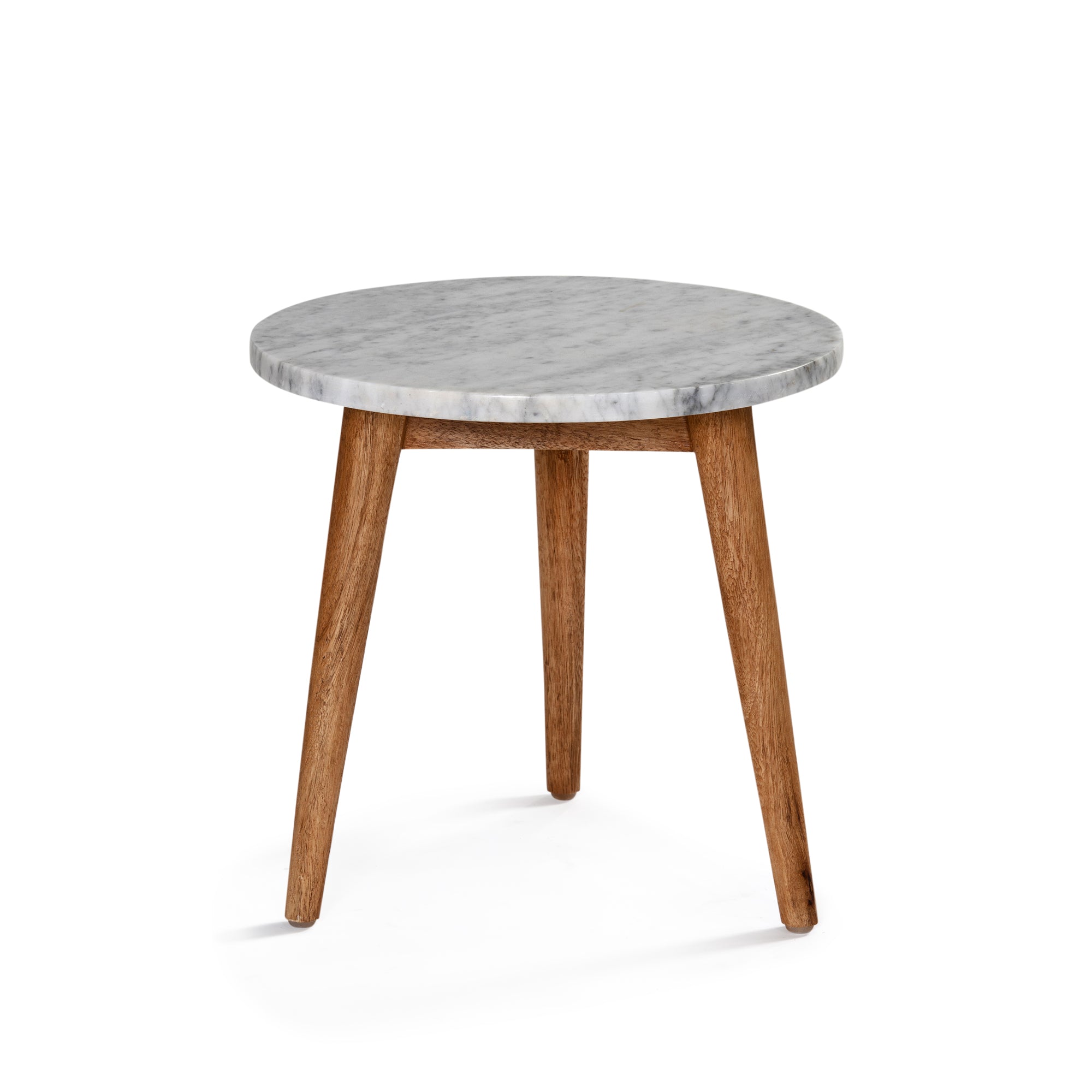 Destiny Side Table - Rustic Matte/Marble