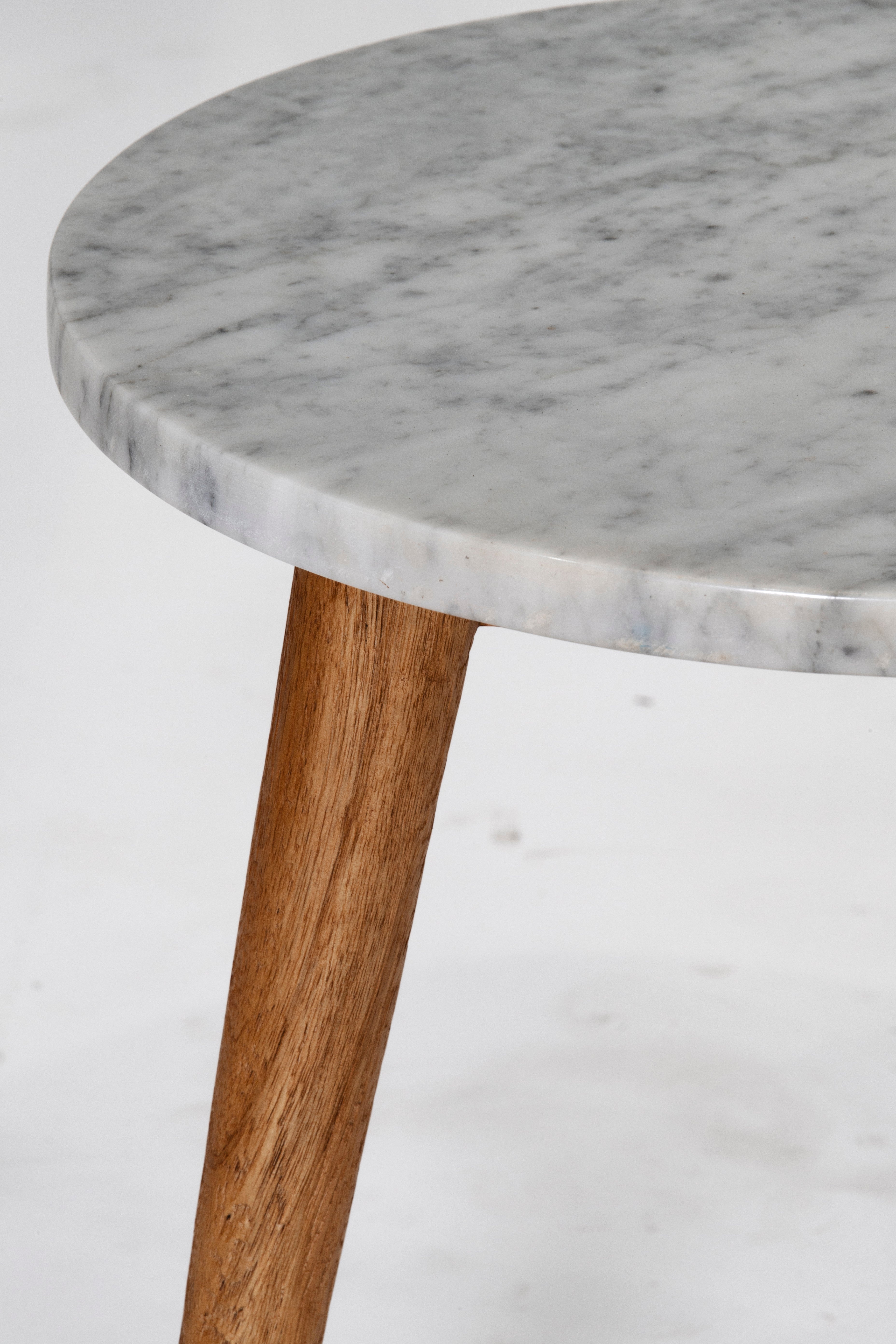 Destiny Side Table - Rustic Matte/Marble