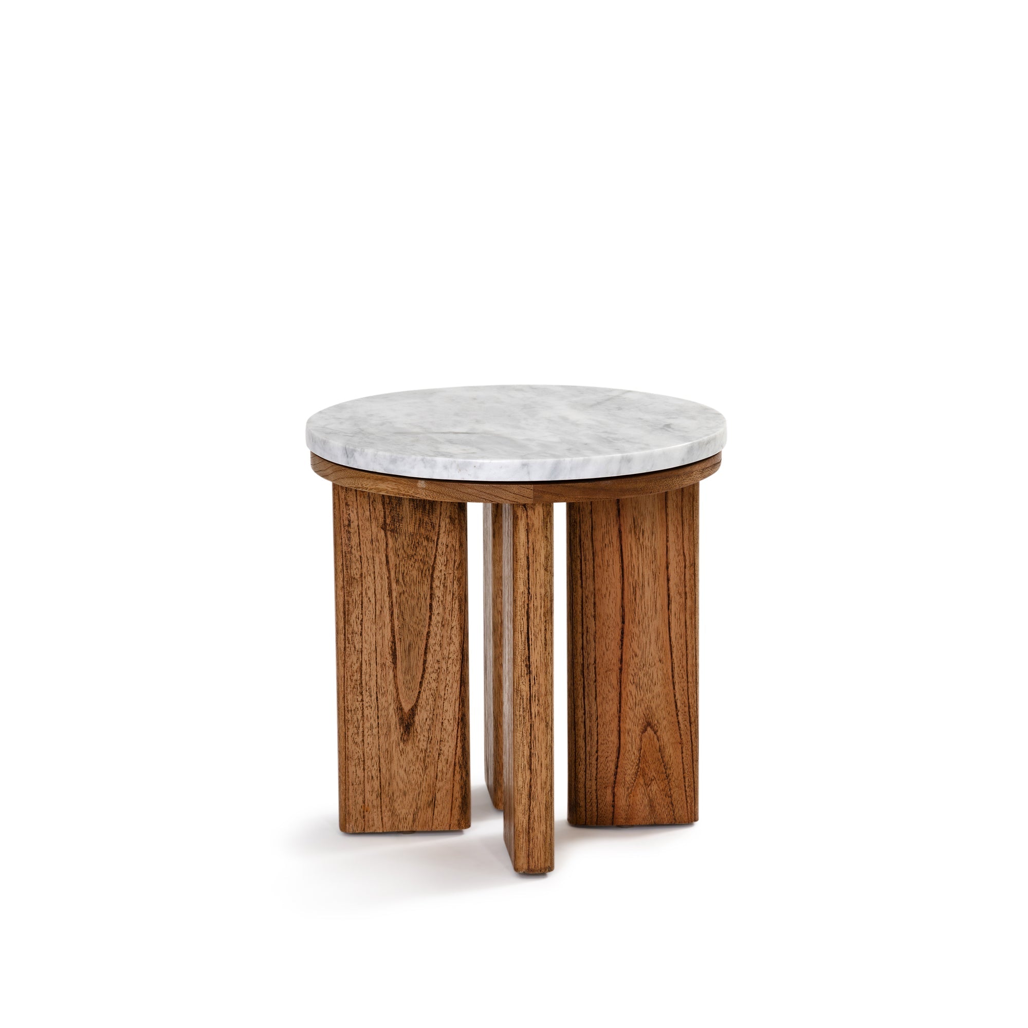 West Side Table - Antique Mindi/White Marble