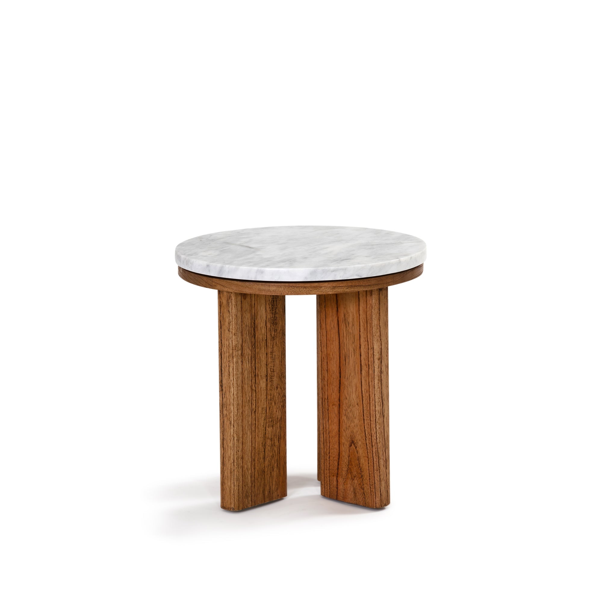 West Side Table - Antique Mindi/White Marble