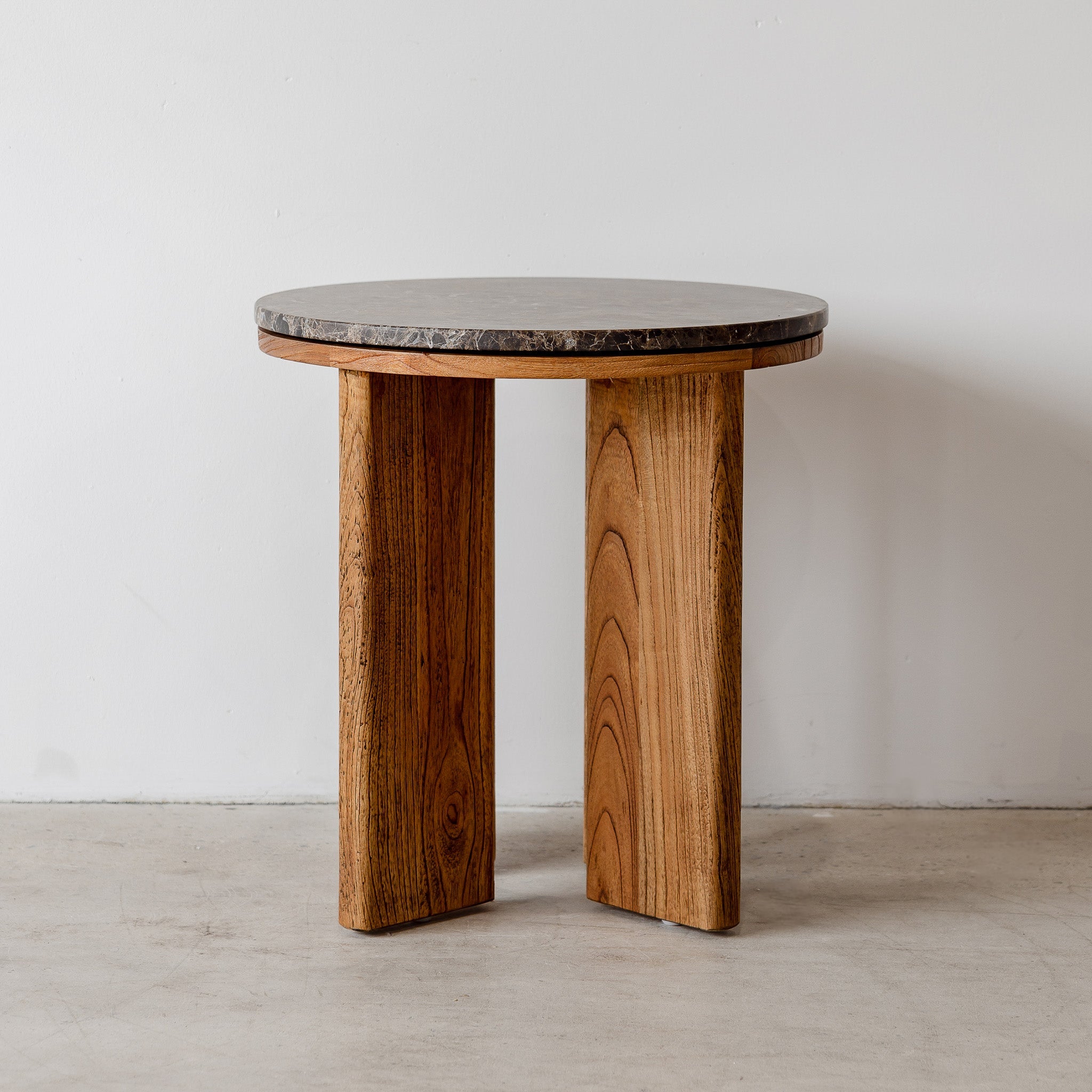 West Side Table - Antique Mindi/Choc Marble