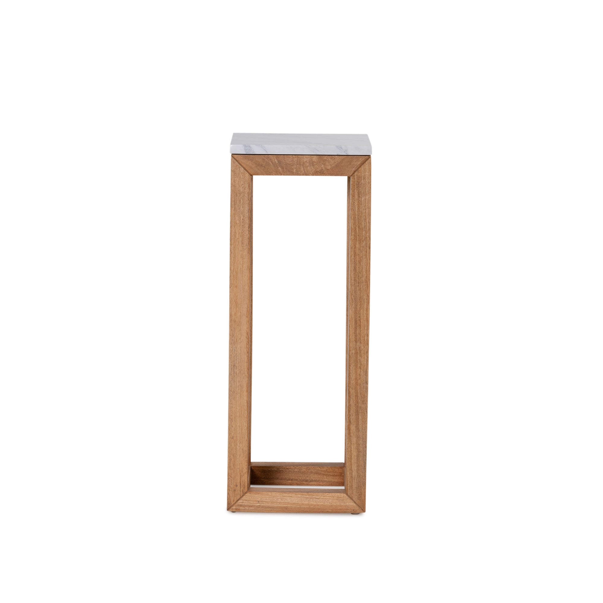 Parlour Stand - Rustic Matte/Marble Top