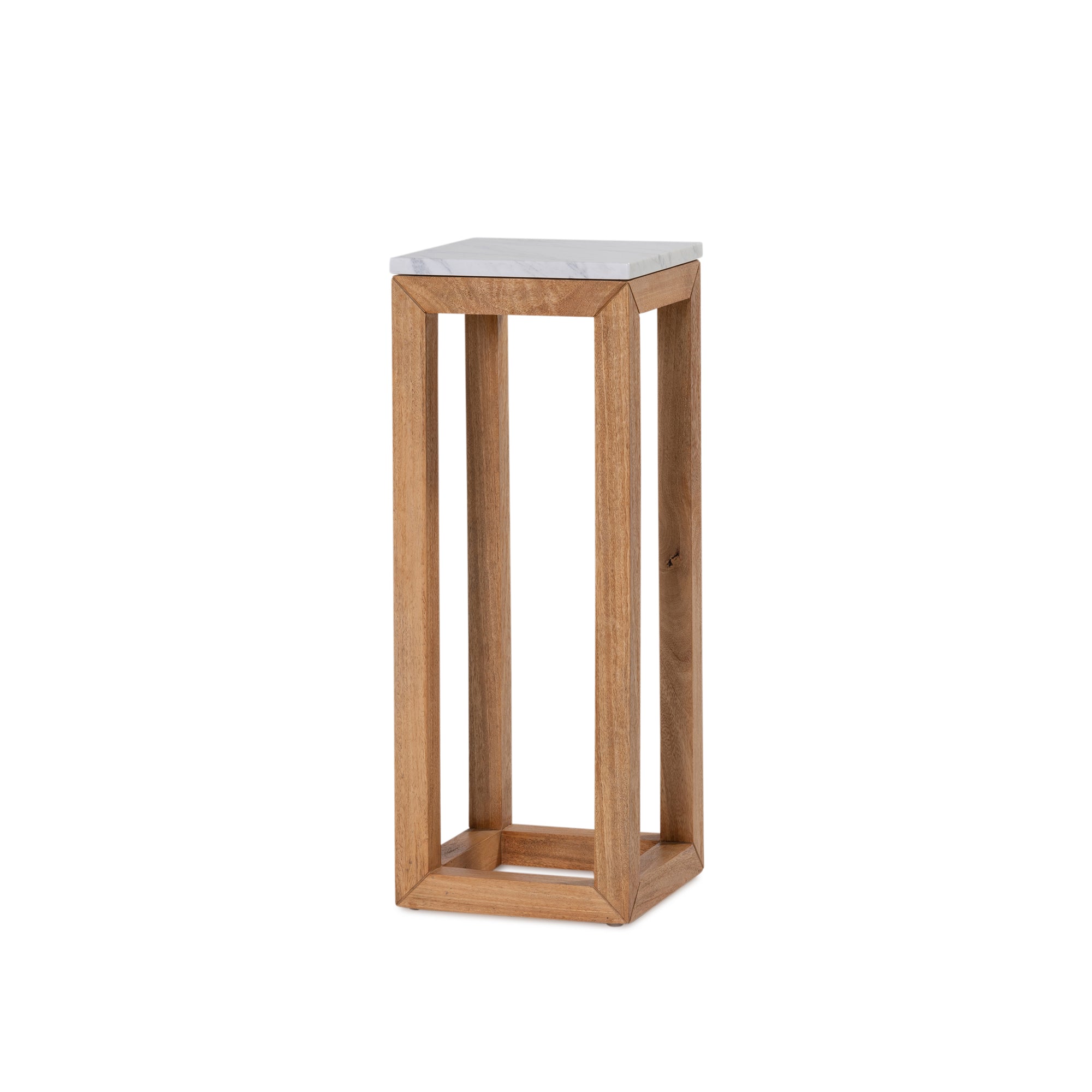 Parlour Stand - Rustic Matte/Marble Top