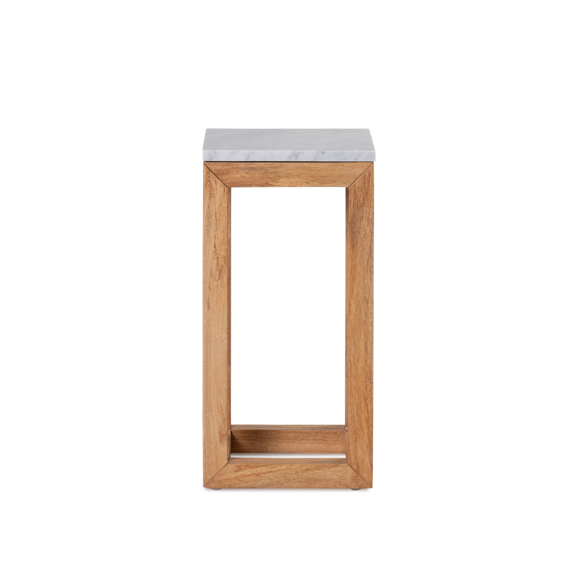 Parlour Stand - Rustic Matte/Marble Top