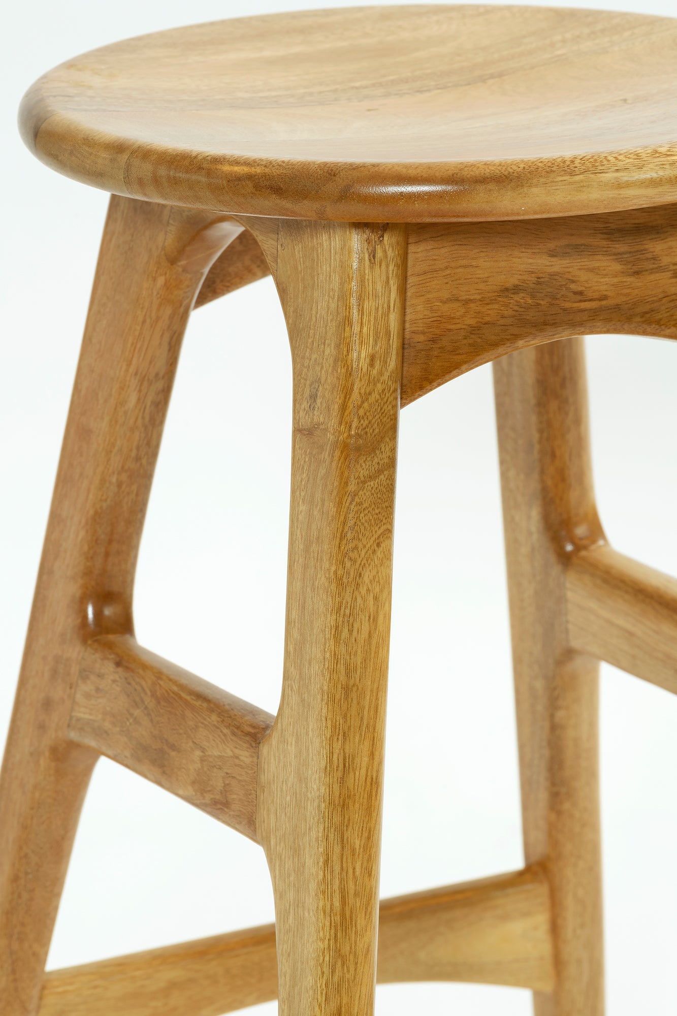 Deco Bar Stool - Natural Sealed