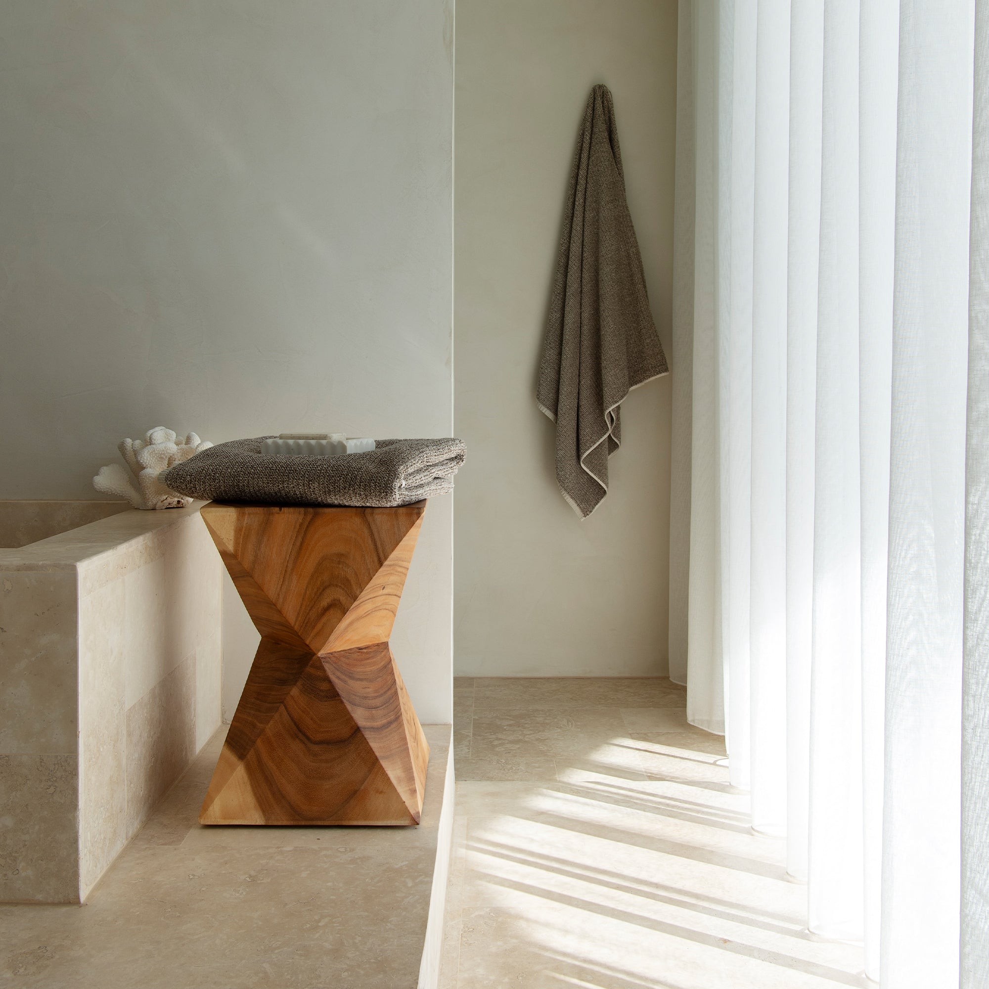 Meh Pyramid Stool - Raw