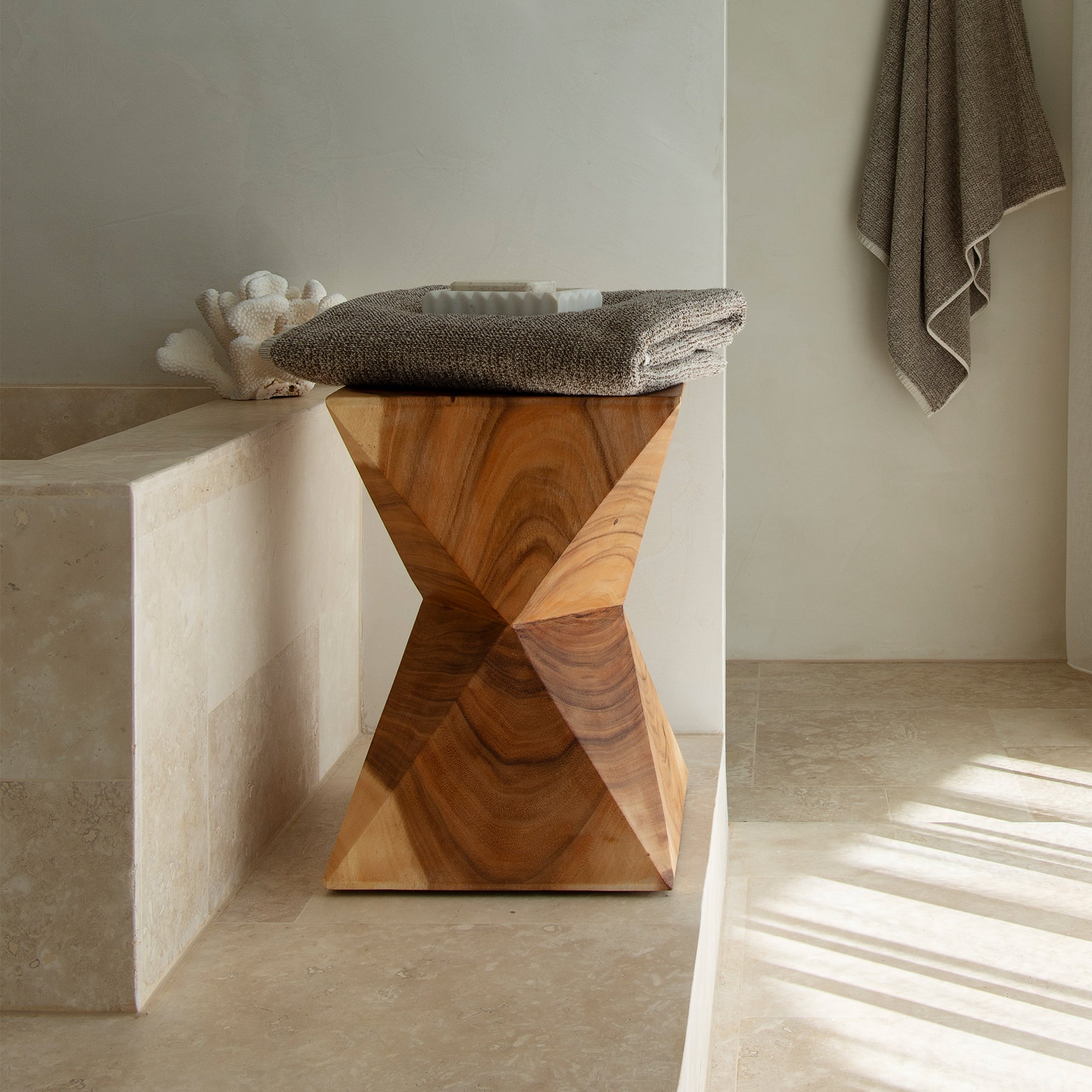Meh Pyramid Stool - Raw