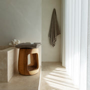 Meh Square Stool - Raw