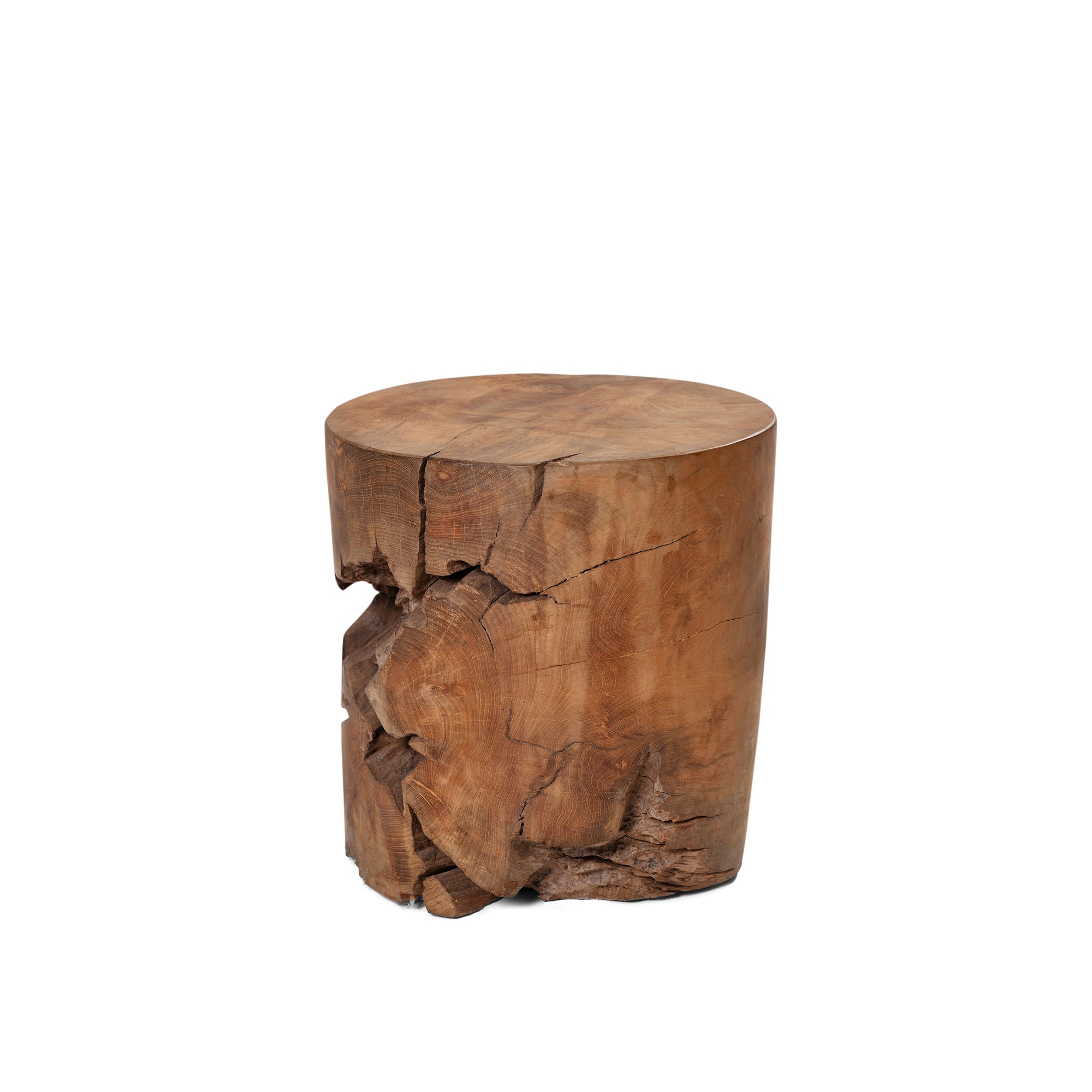 Organic Round Teak Stool