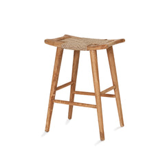Republic Bar Stool - Rustic Matte/Seagrass