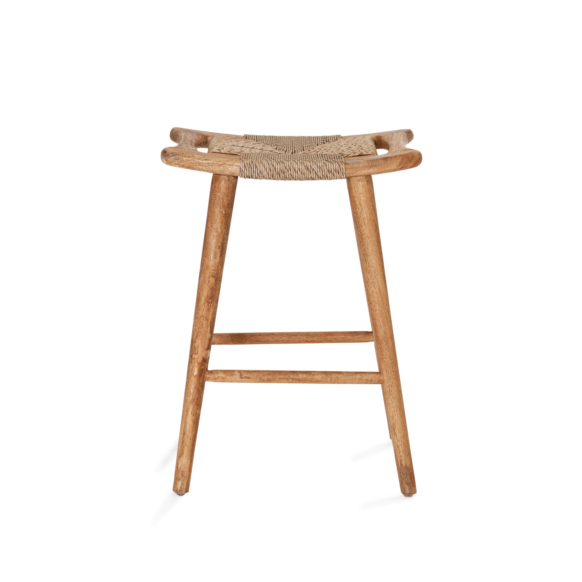 Republic Bar Stool - Rustic Matte/Seagrass