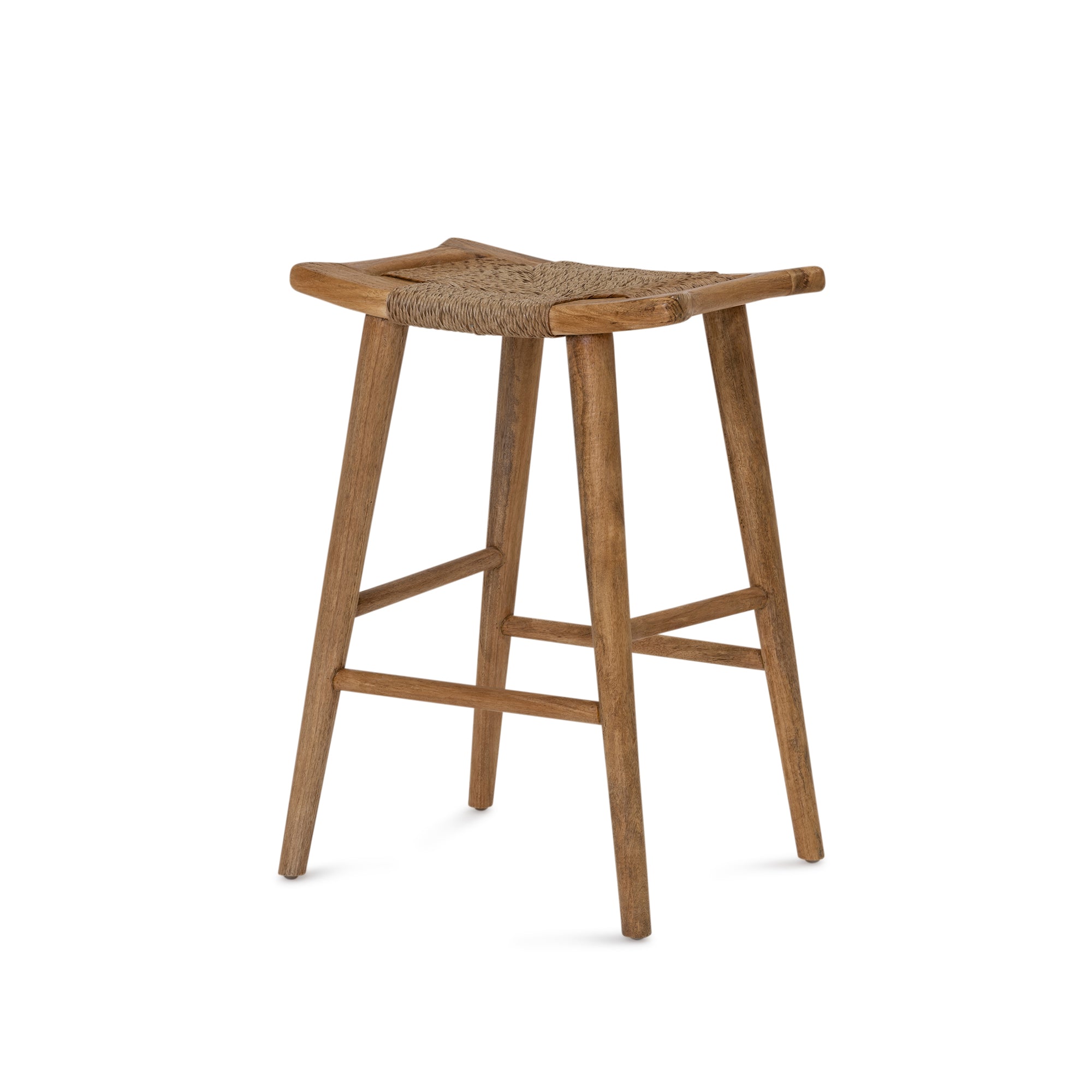 Republic Bar Stool - Raw Teak/Seagrass