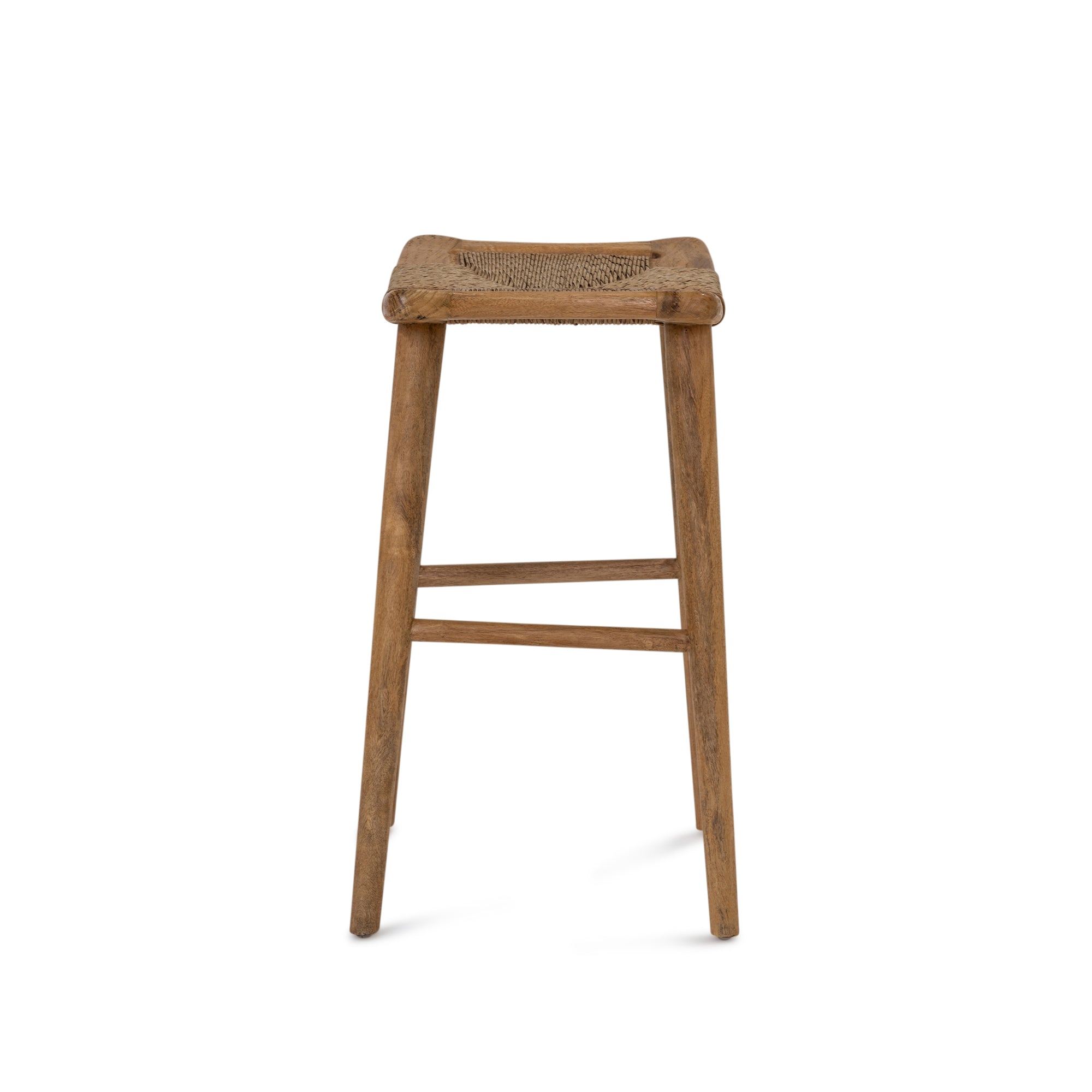 Republic Bar Stool - Raw Teak/Seagrass