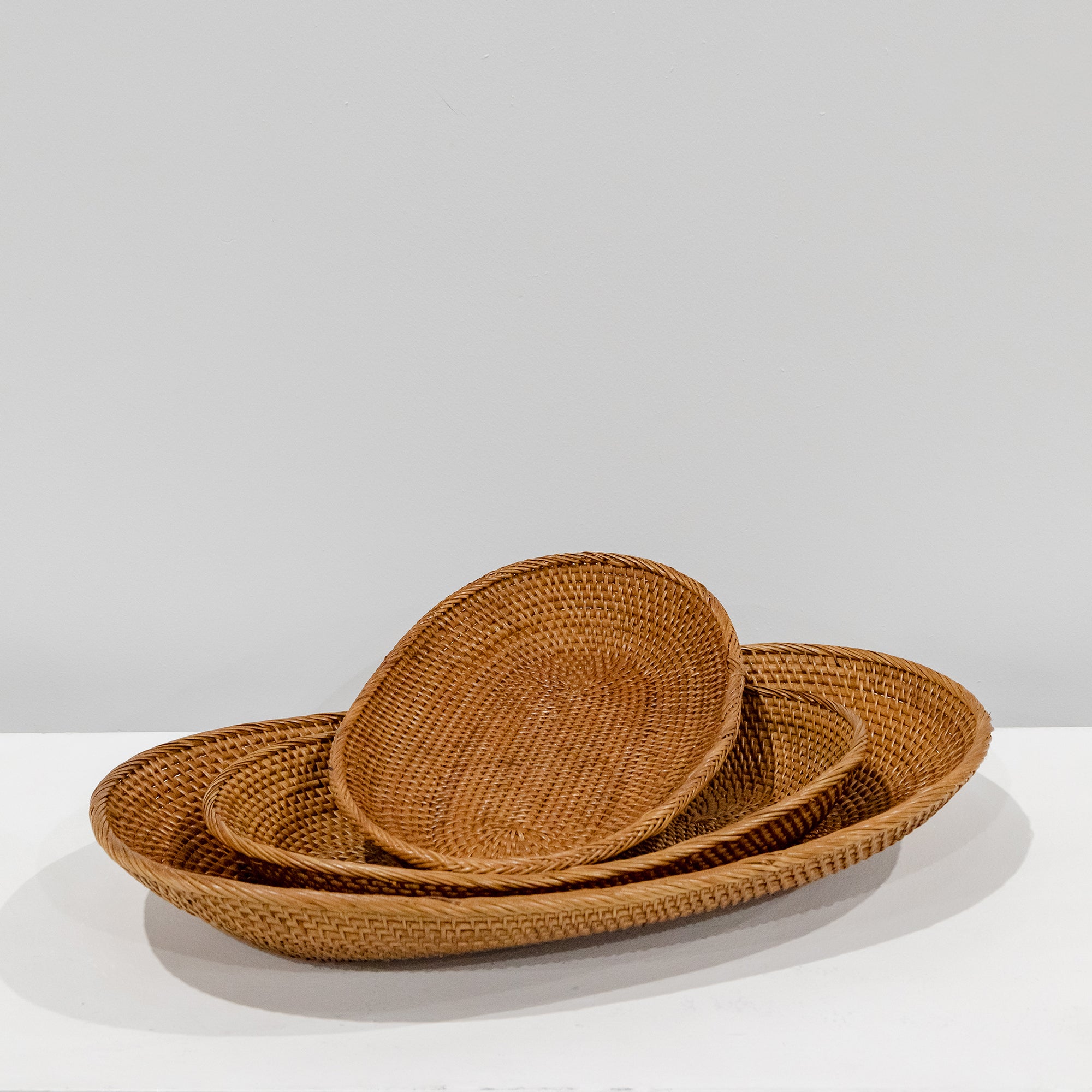 Weaver Oval Bowl - Natural