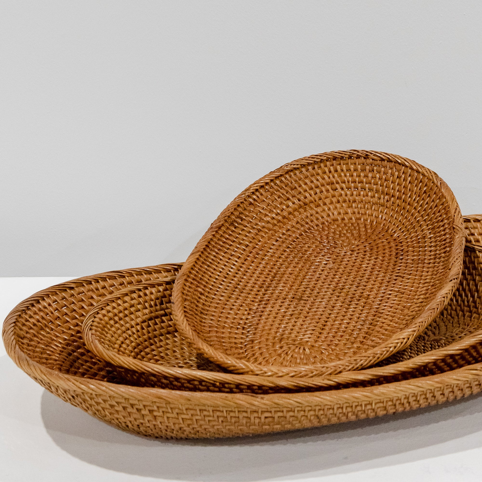 Weaver Oval Bowl - Natural