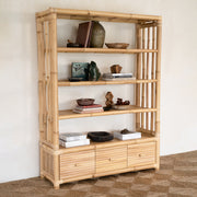 Studio Bamboo Bookcase - 3 Drawer