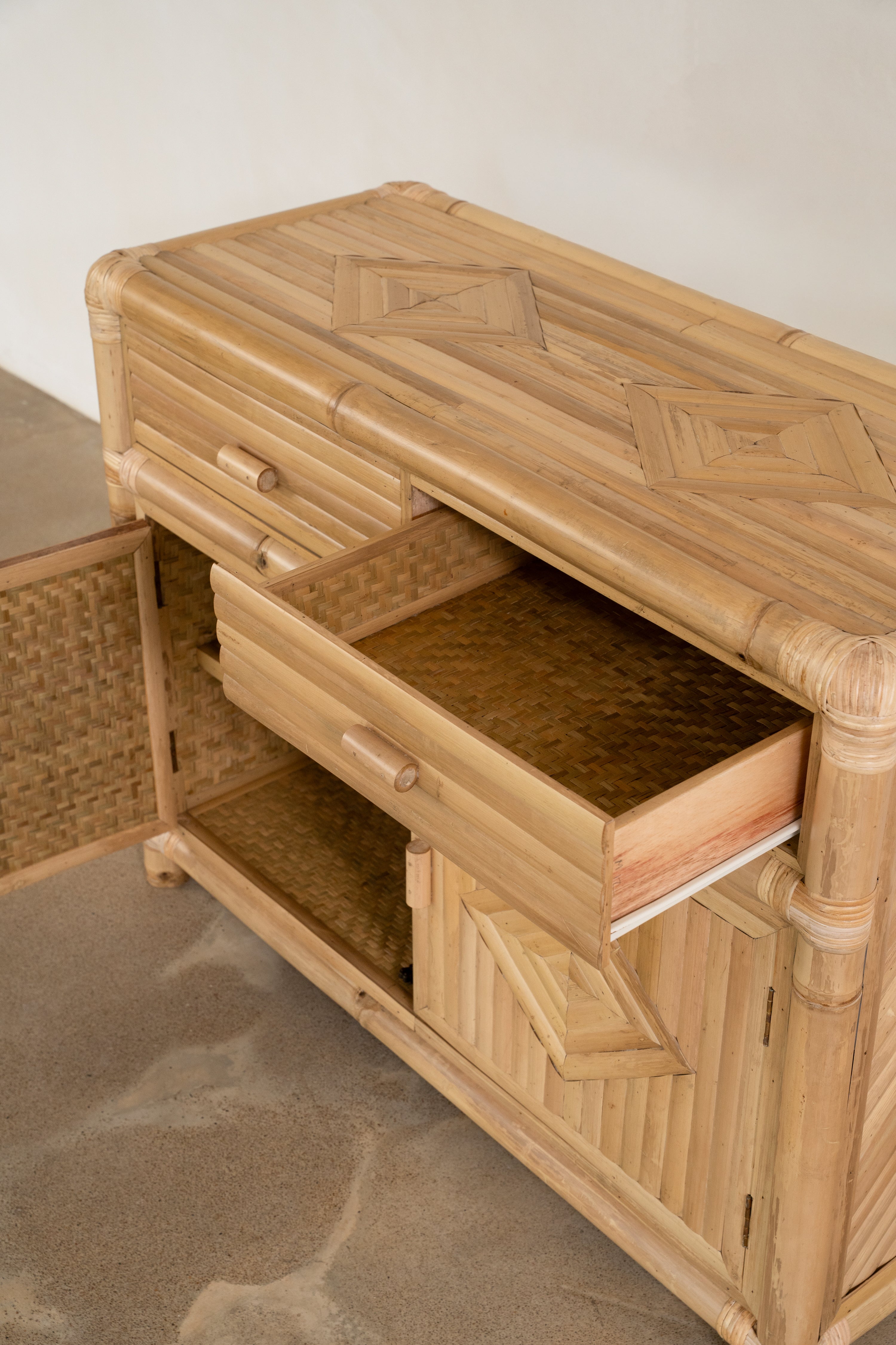 Studio Bamboo Console - 2 Drawer